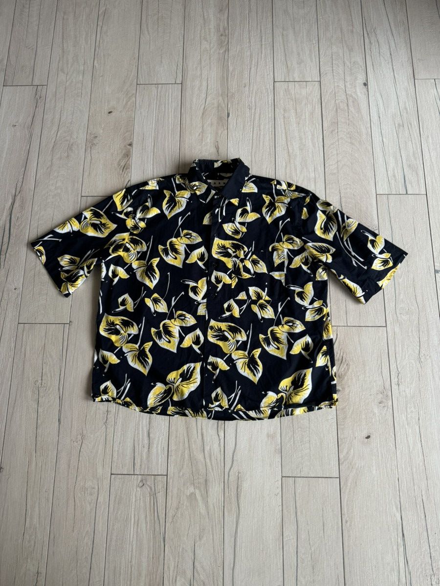 Marni SS16 Marni Floral Shortsleeve Shirt Size US L / EU 52-54 / 3 - 1 Thumbnail