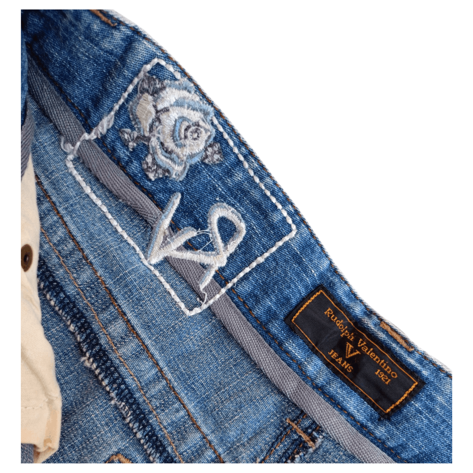 Vintage Rudolf Valentino Classic Jeans Vintage Denim Size 26" / US 2 / IT 38 - 5 Thumbnail