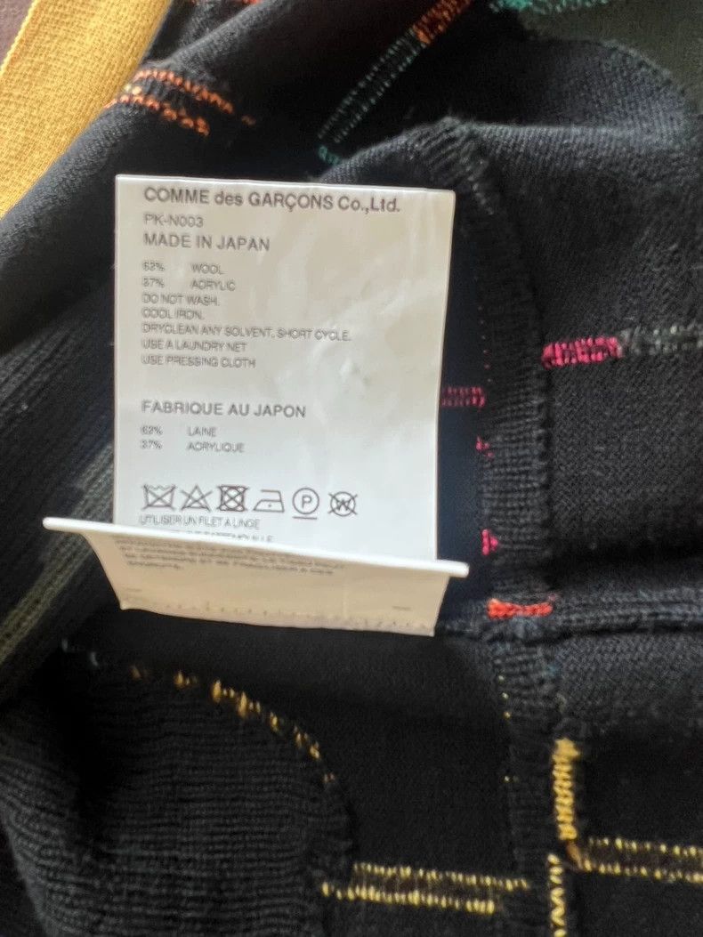Comme des Garcons Comme Des Garcons Color-block wool knit cardigan Size M / US 6-8 / IT 42-44 - 5 Thumbnail