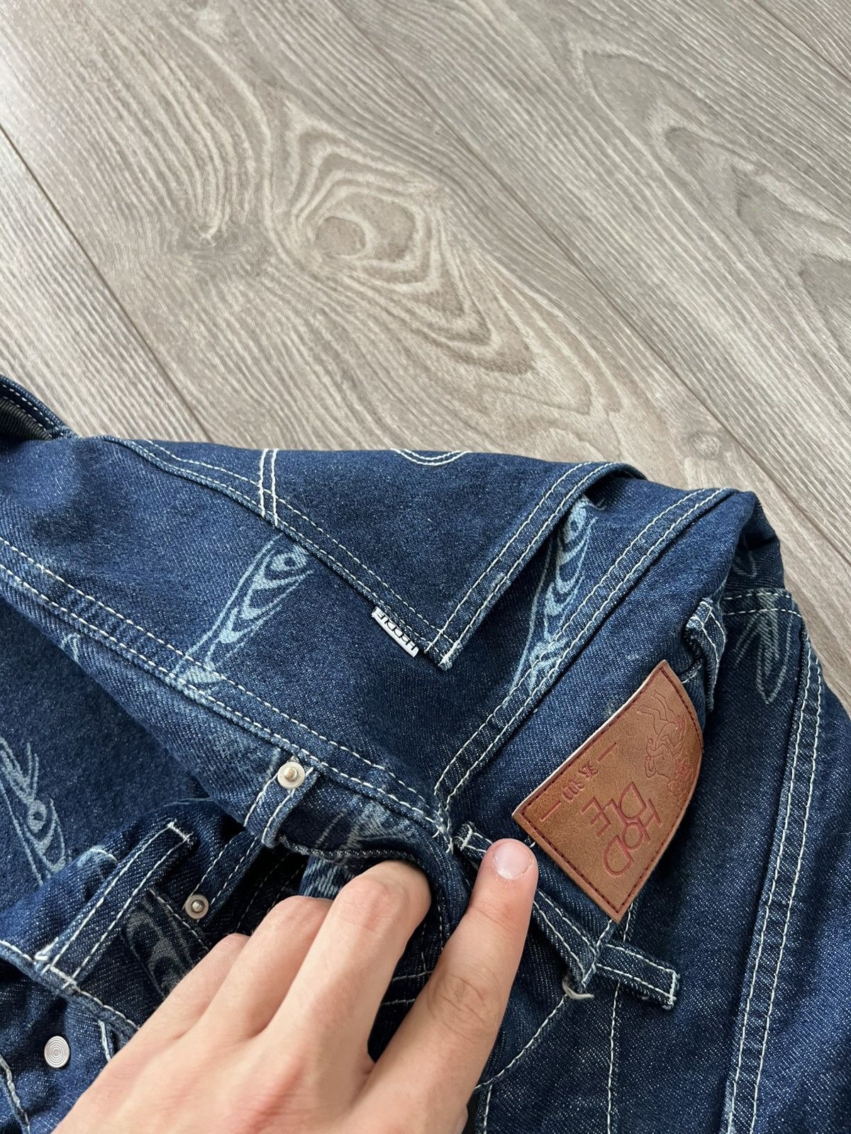 Hoddle Hoddle 12 Ounce Single Knee Carpenter Denim Ranger Jeans Size US 34 / EU 50 - 18 Thumbnail