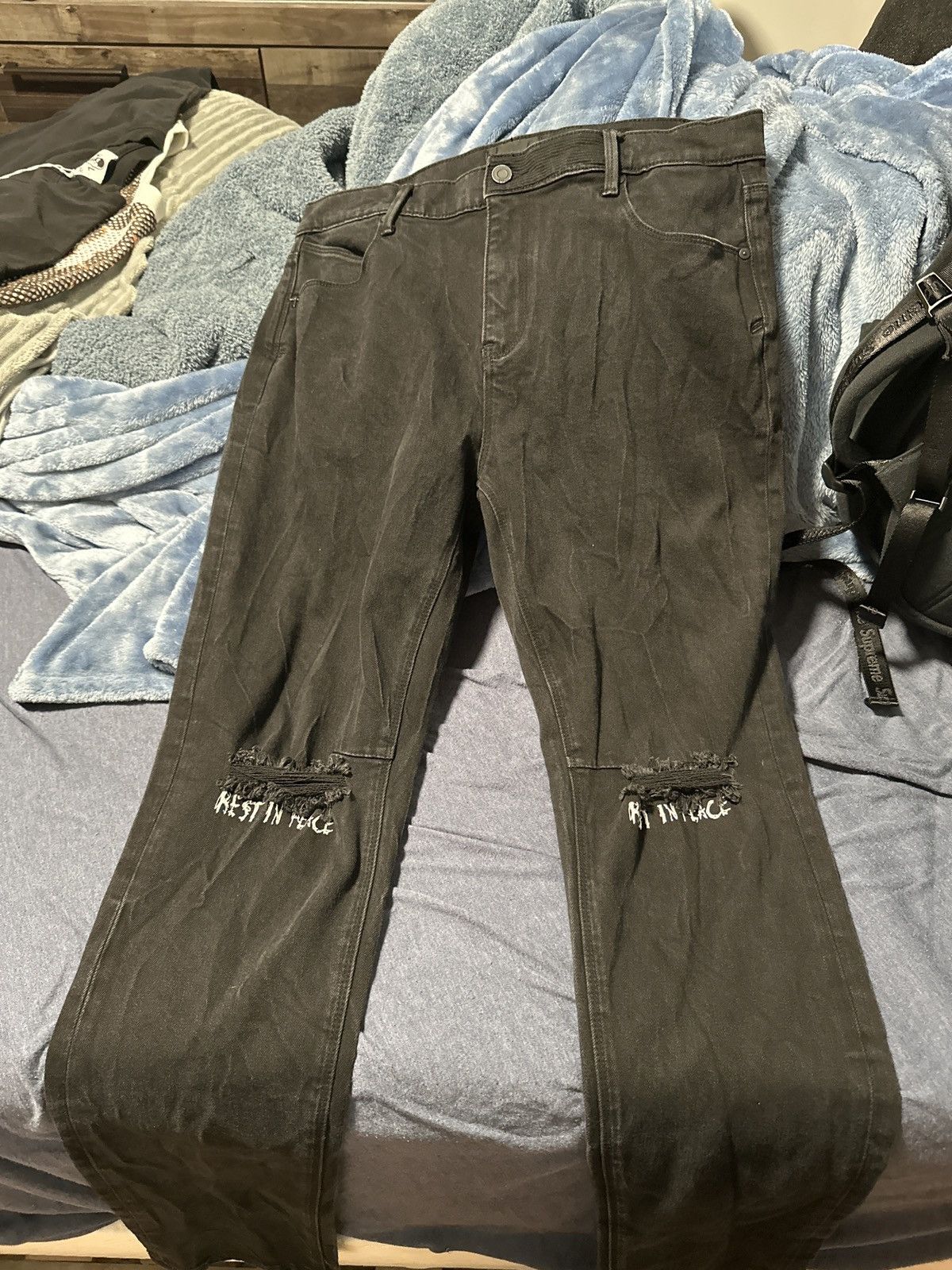 Rta RTA Rest In Peace Jeans Size US 34 / EU 50 - 1 Thumbnail