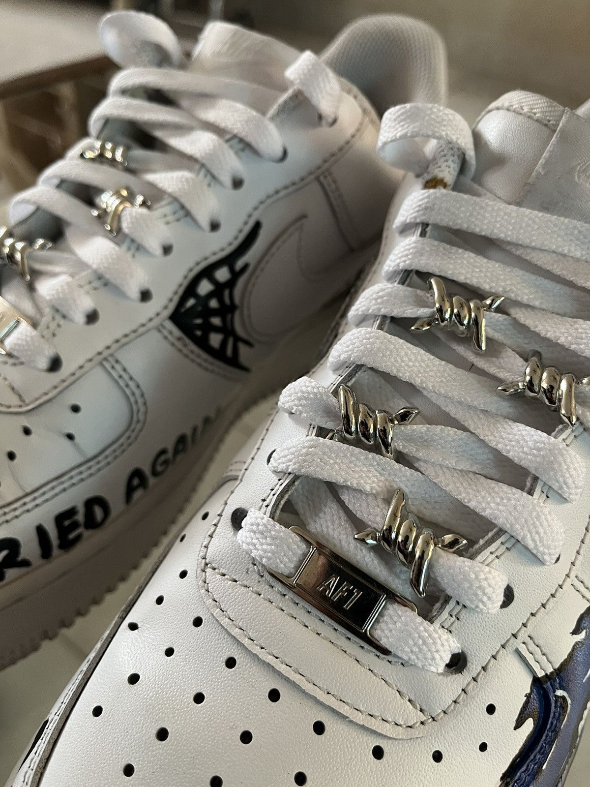 Nike Air Force 1 Reaper Warren Lotas Inspired Size US 9.5 / EU 42-43 - 4 Thumbnail