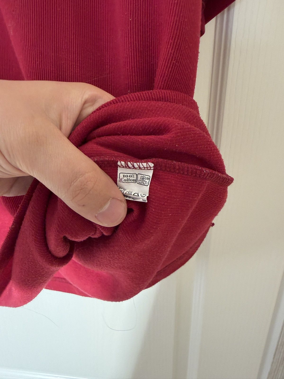 Oakley Vintage Oakley Software 1/4 Zip Ribbed Polo Shirt Red/Black Size US L / EU 52-54 / 3 - 5 Thumbnail