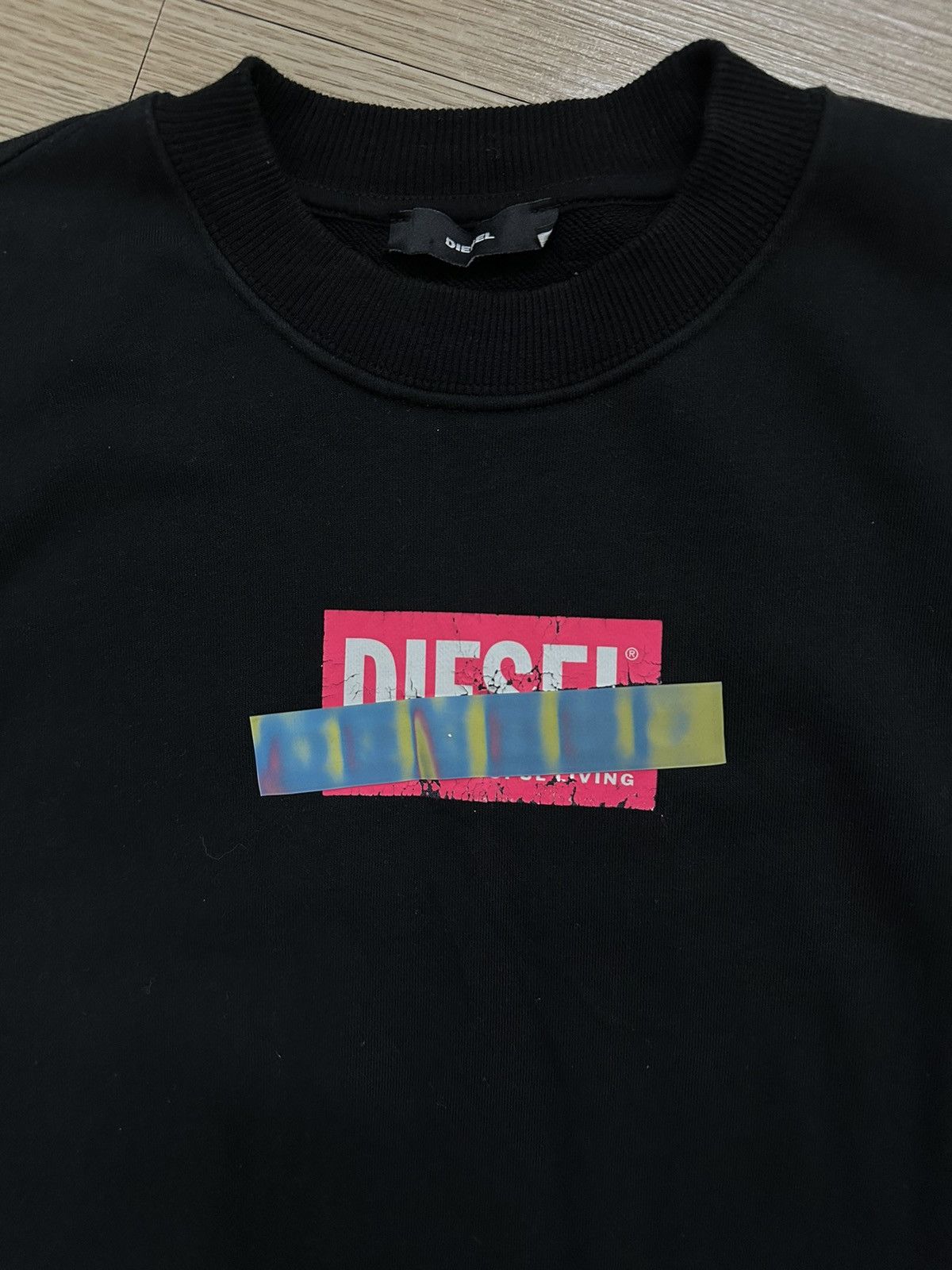 Beauty Beast × Diesel Rare And Beautiful Diesel Box Logo Sweatshirt Size US S / EU 44-46 / 1 - 4 Thumbnail
