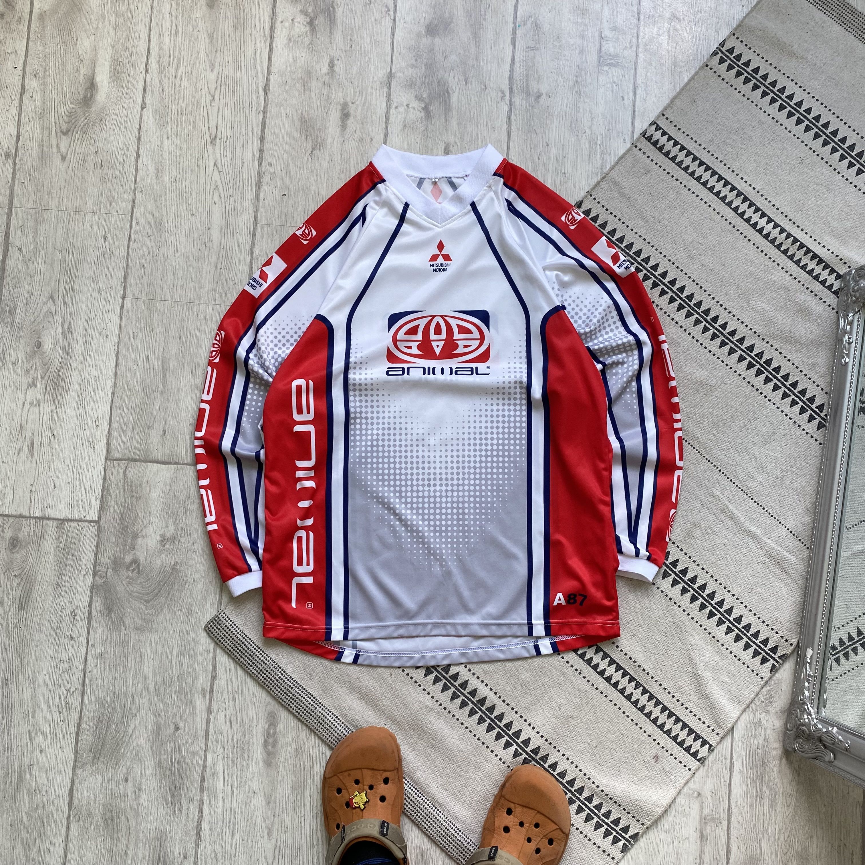 Alpinestars 🏎️ Motocross Vintage Mitsubishi Racing jersey longsleeve Size US L / EU 52-54 / 3 - 1 Thumbnail