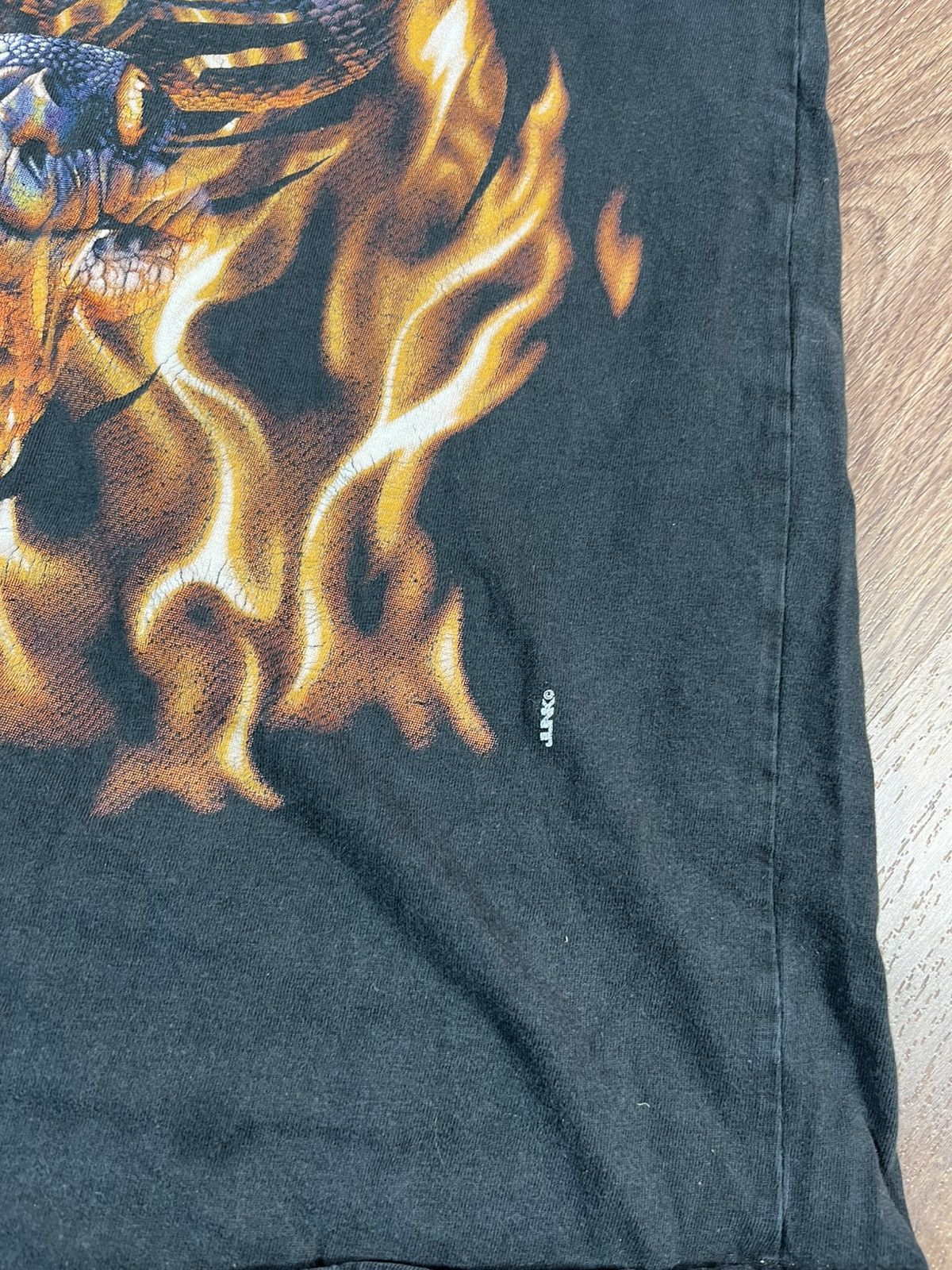 Other Vintage 90s Rattlesnake in Flames 🔥 T Shirt Size US XL / EU 56 / 4 - 3 Thumbnail