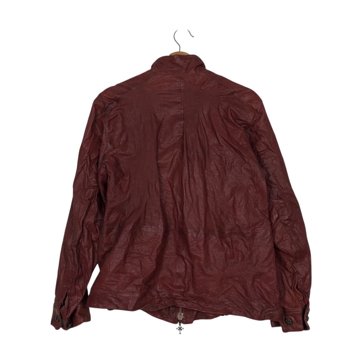 Japanese Brand 📌Vintage Biker Leather Jacket Santa Fe Bondage Issey Miyake Size US M / EU 48-50 / 2 - 9 Thumbnail