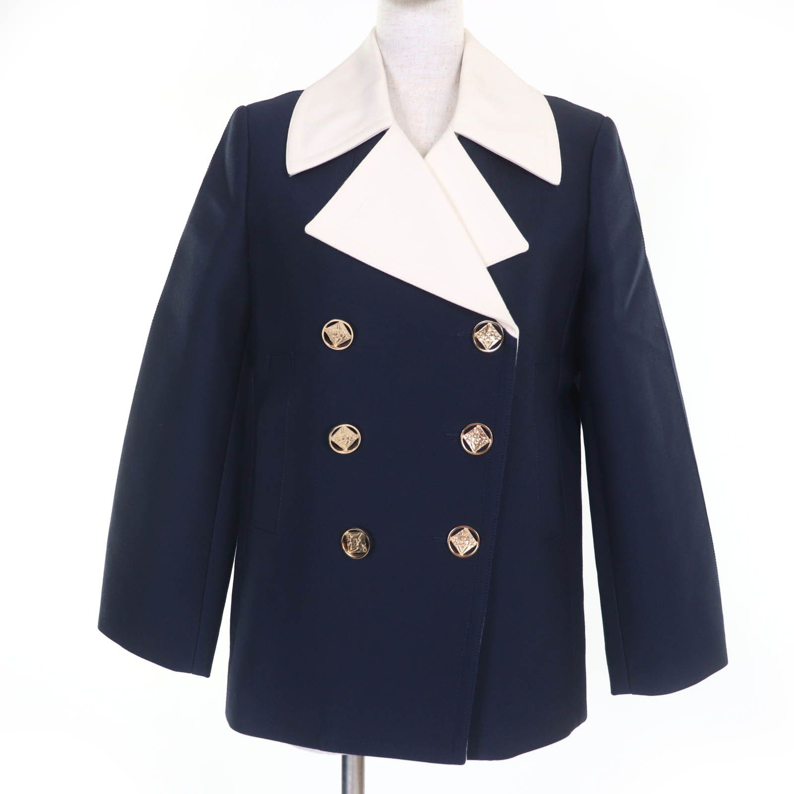 Louis Vuitton Louis Vuitton Louis Vuitton Silk Blend Wool Jacket Others Outerwear DUTY FREE for USA Size ONE SIZE - 1 Thumbnail