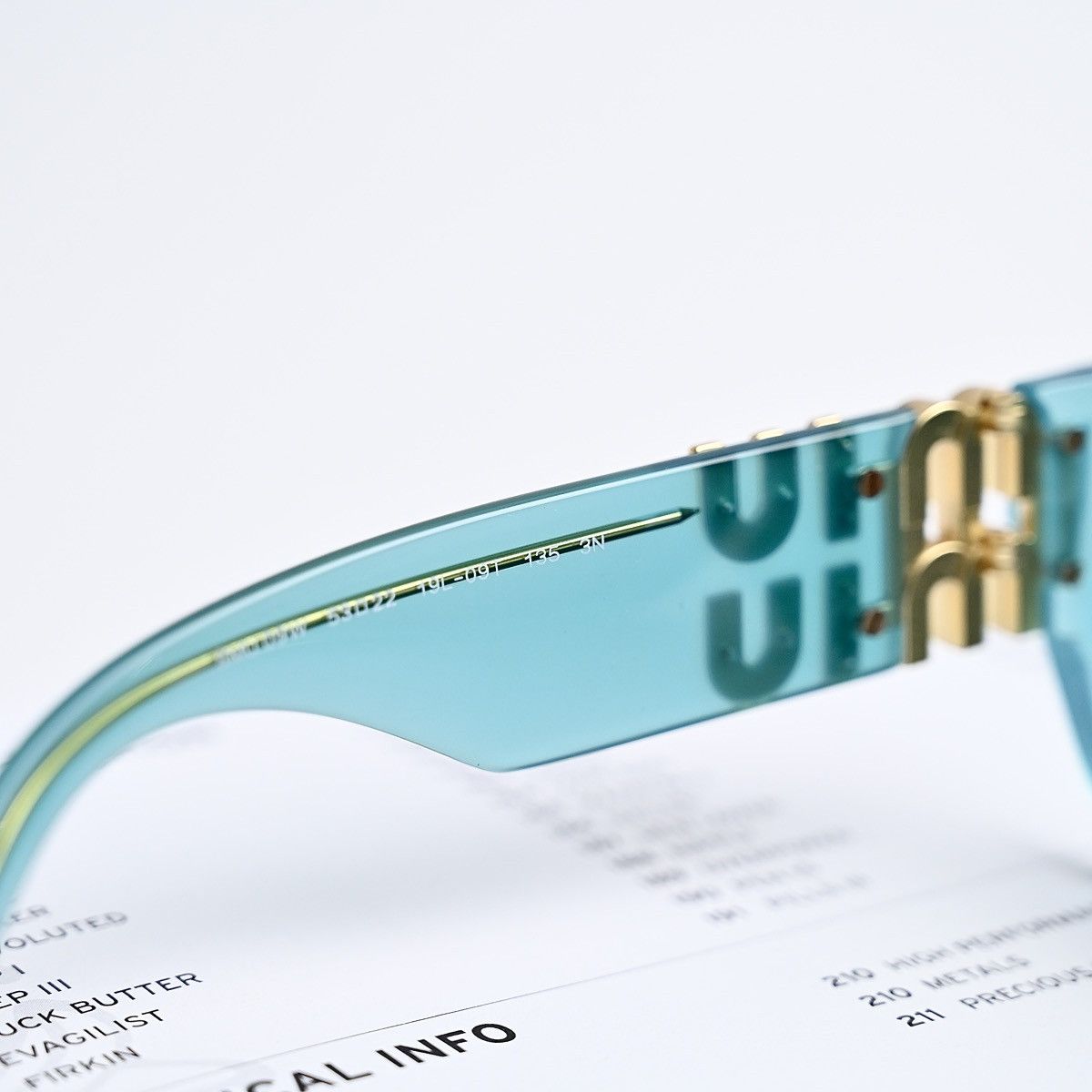Miu Miu MIU MIU 0MU 09WS SUNGLASSES Size ONE SIZE - 7 Thumbnail