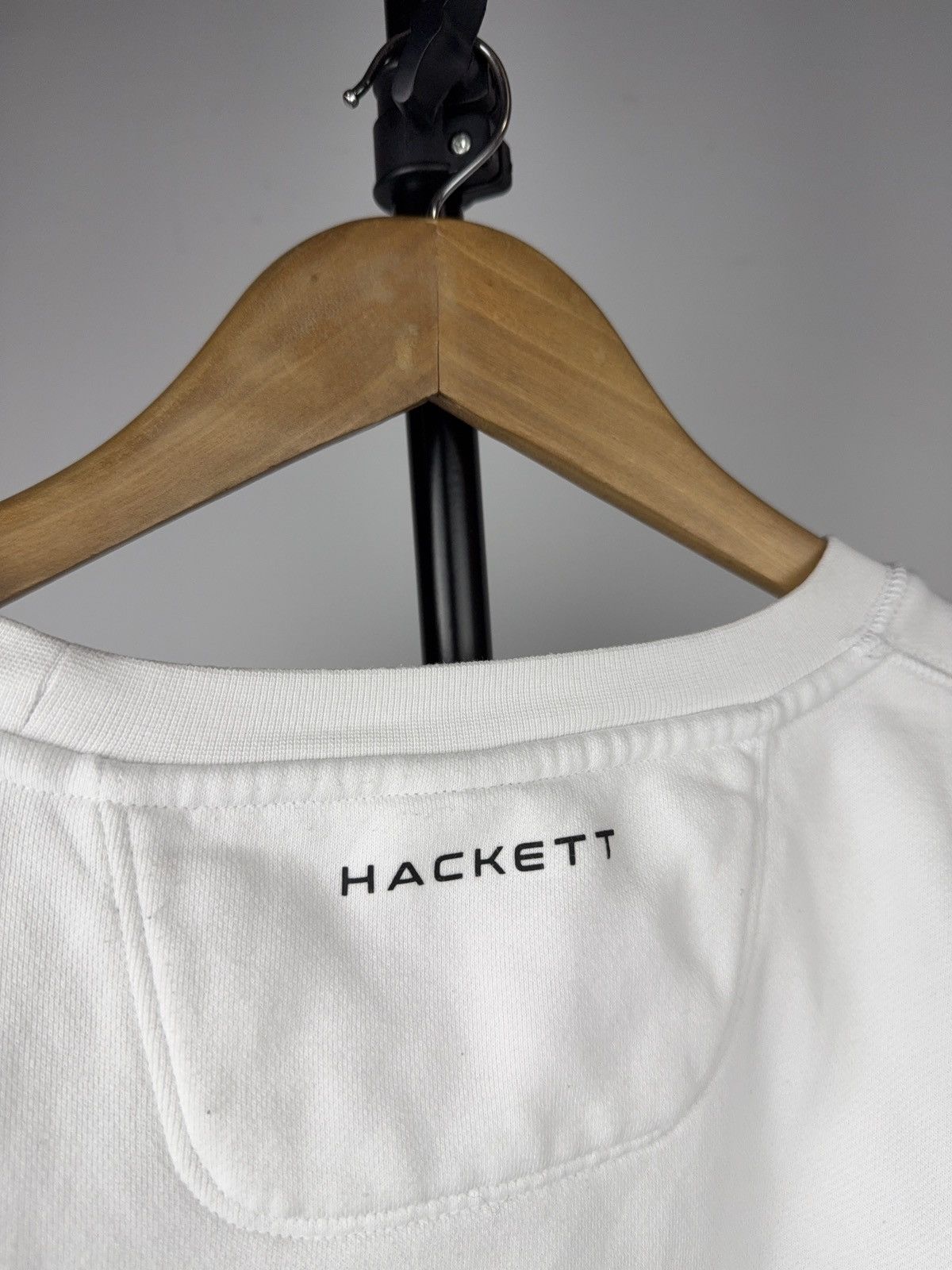 Hackett Racing Aston Martin AMR Hackett London White Sweatshirt Size US L / EU 52-54 / 3 - 18 Thumbnail