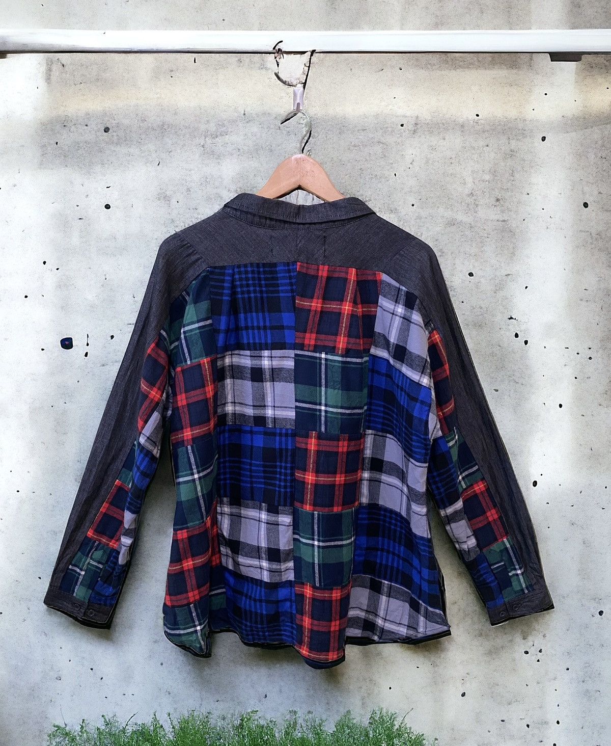 Designer Vintage Japan KOHAKU Patchworks Rebuild SHIRT Size US XL / EU 56 / 4 - 1 Thumbnail