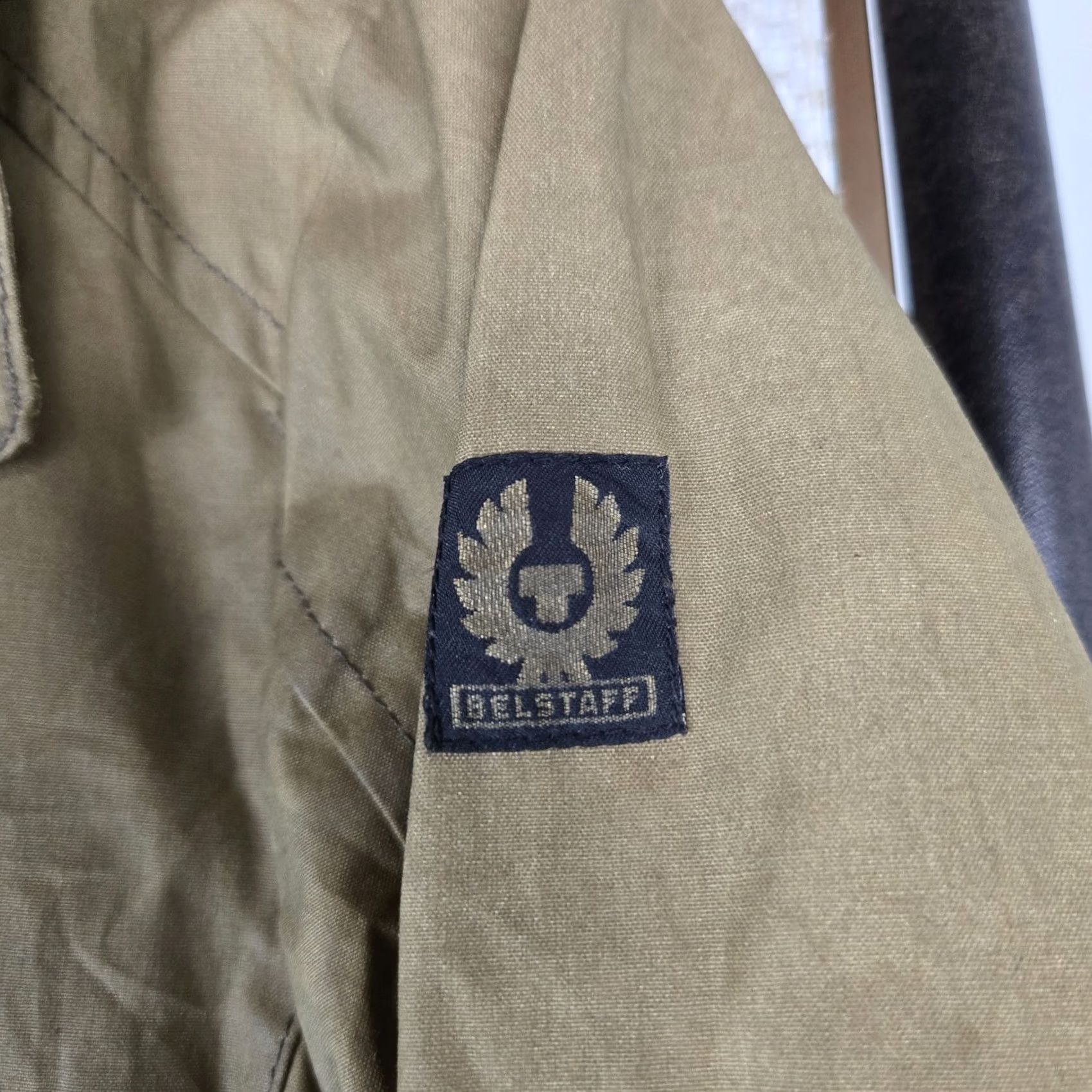 Belstaff VINTAGE Belstaff Womens Large Waxed Cotton Hooded Fishtail Parka Jacket Coat Size L / US 10 / IT 46 - 4 Thumbnail