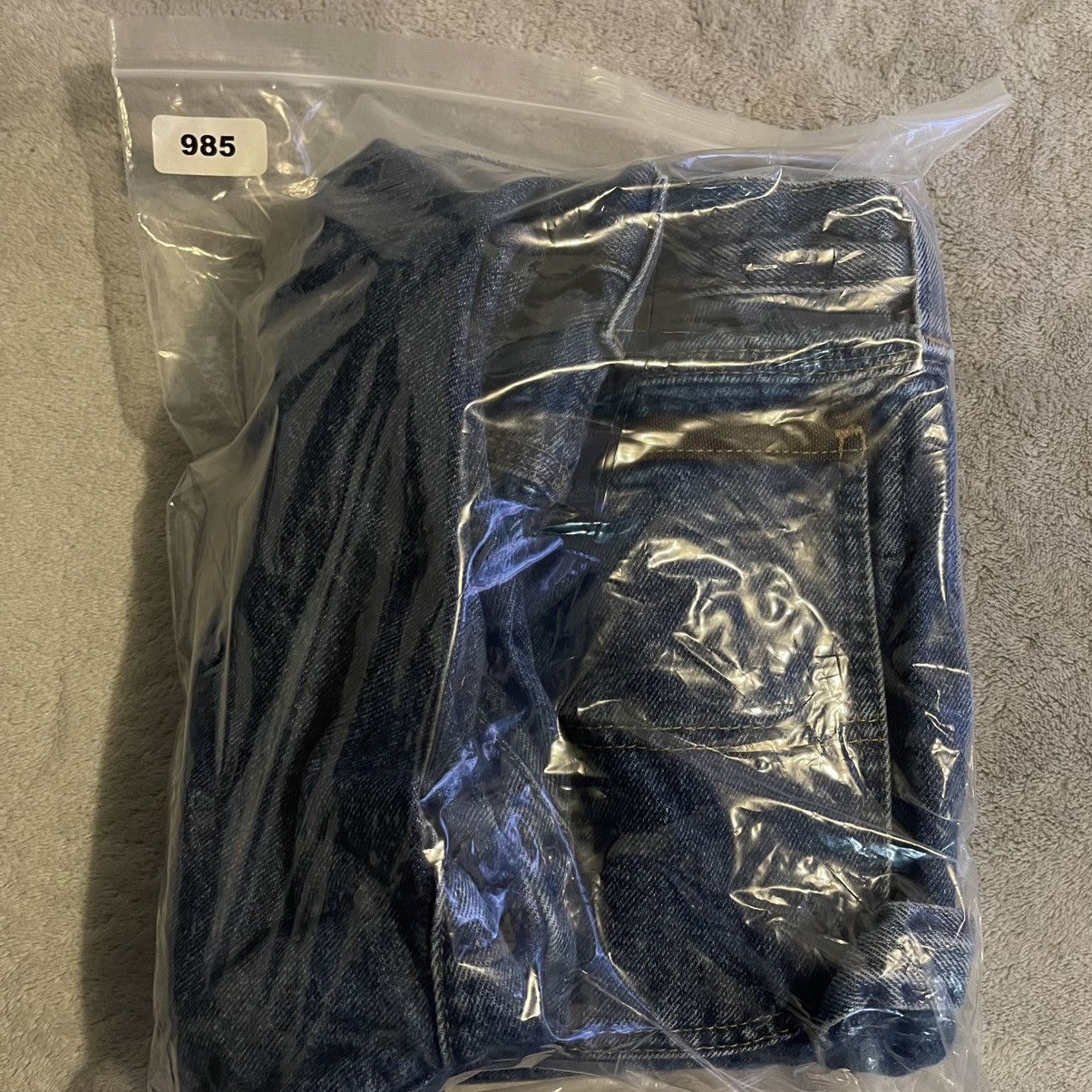 Wrangler Vintage 90s Wrangler Riggs Workwear Jeans Mens 44x32 Blue Size US 42 / EU 58 - 13 Thumbnail