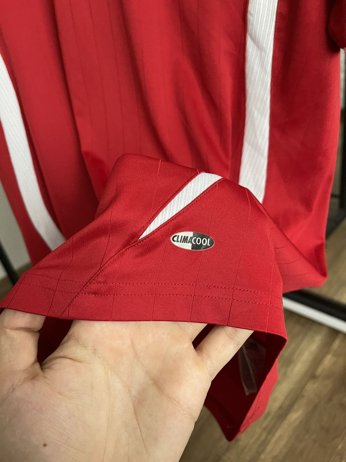 Adidas 2006/2008 Denmark Adidas Soccer Jersey Shirt Vintage Size US L / EU 52-54 / 3 - 9 Thumbnail