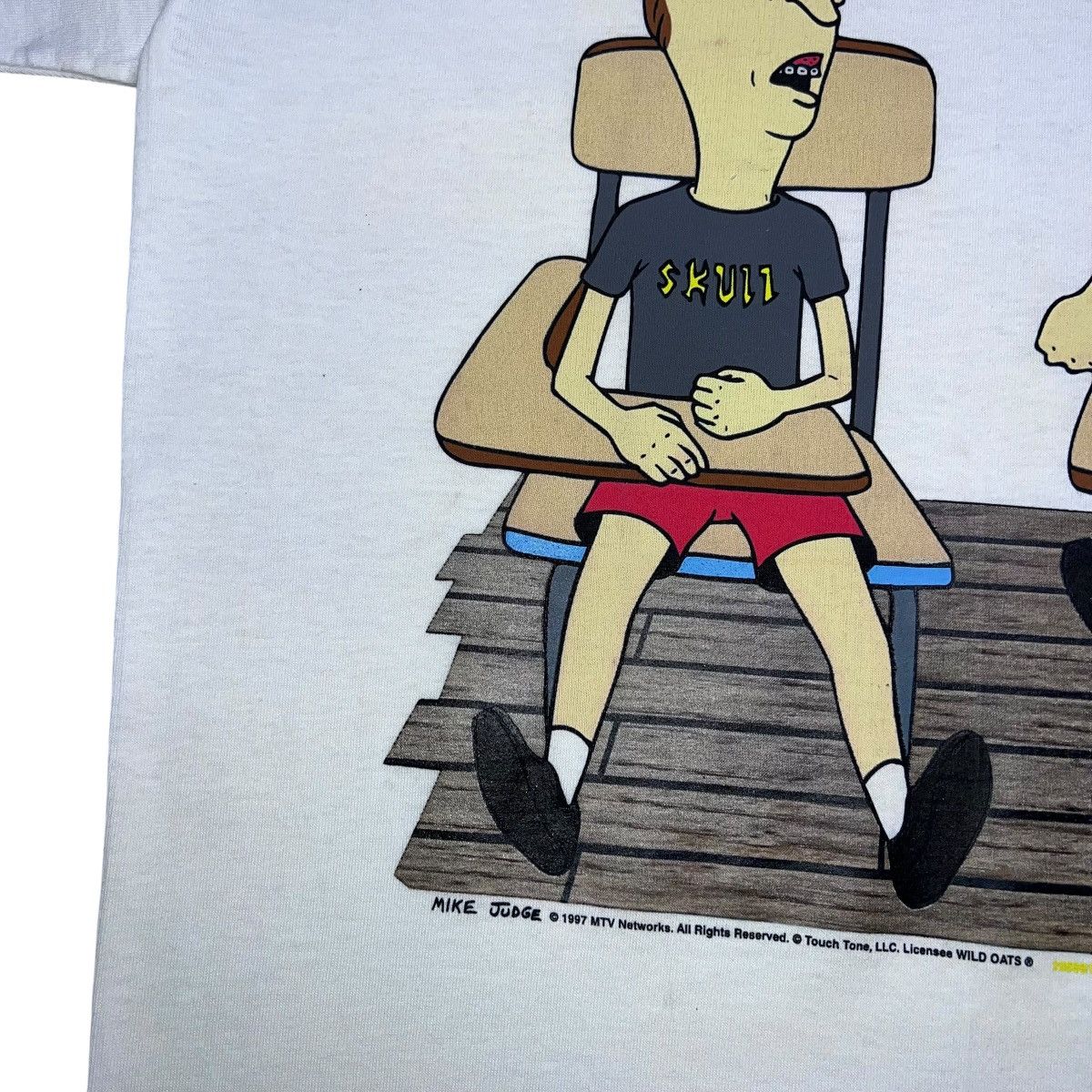 Mtv 1997 MTV Beavis And Butthead Wild Oats Touch Tone T-Shirt Size US L / EU 52-54 / 3 - 6 Thumbnail