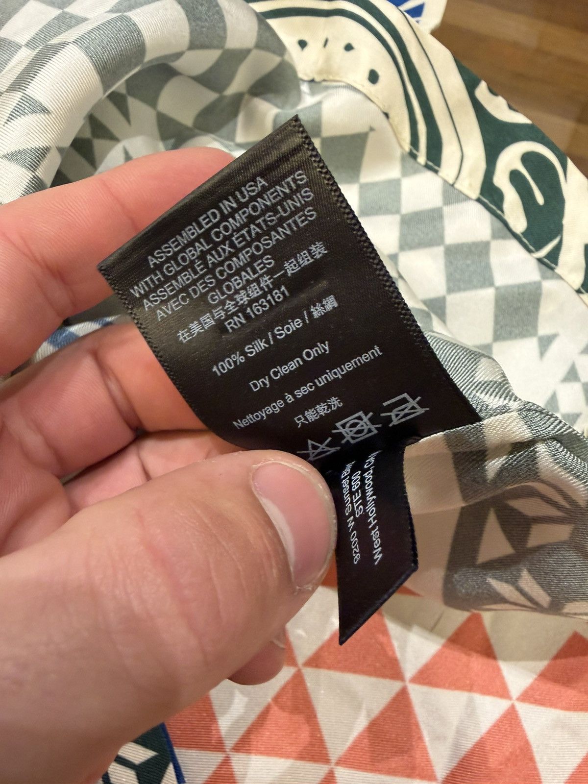 Rhude Rhude Silk Button Up Tee - Multi Size US M / EU 48-50 / 2 - 5 Thumbnail