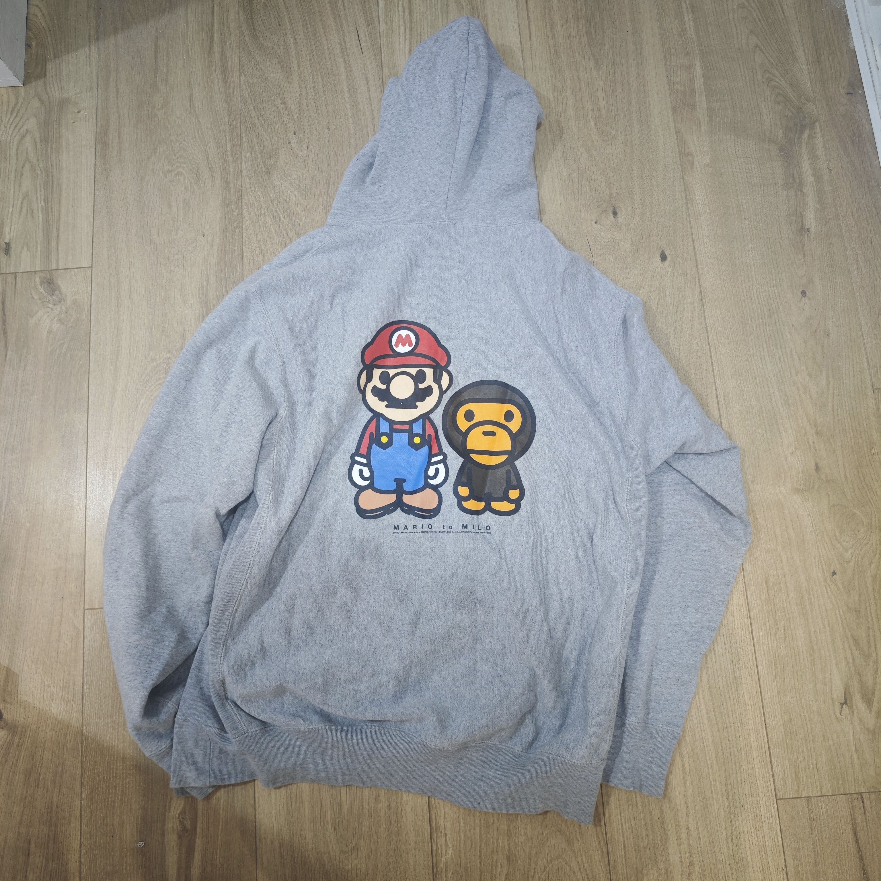 Bape x Nintendo super mario full zip hoodie - www.joarbit.com