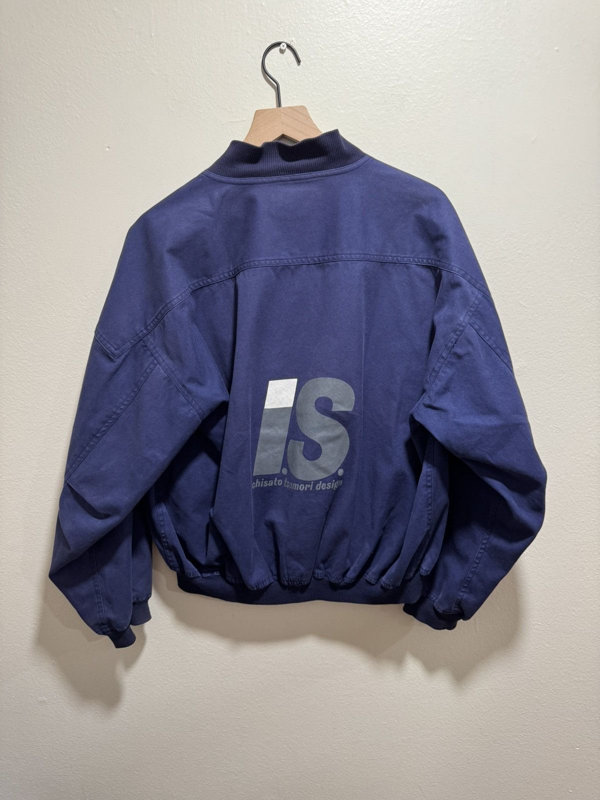 Issey Miyake AW 1984 Issey Sport I.S Cotton Blue bomber