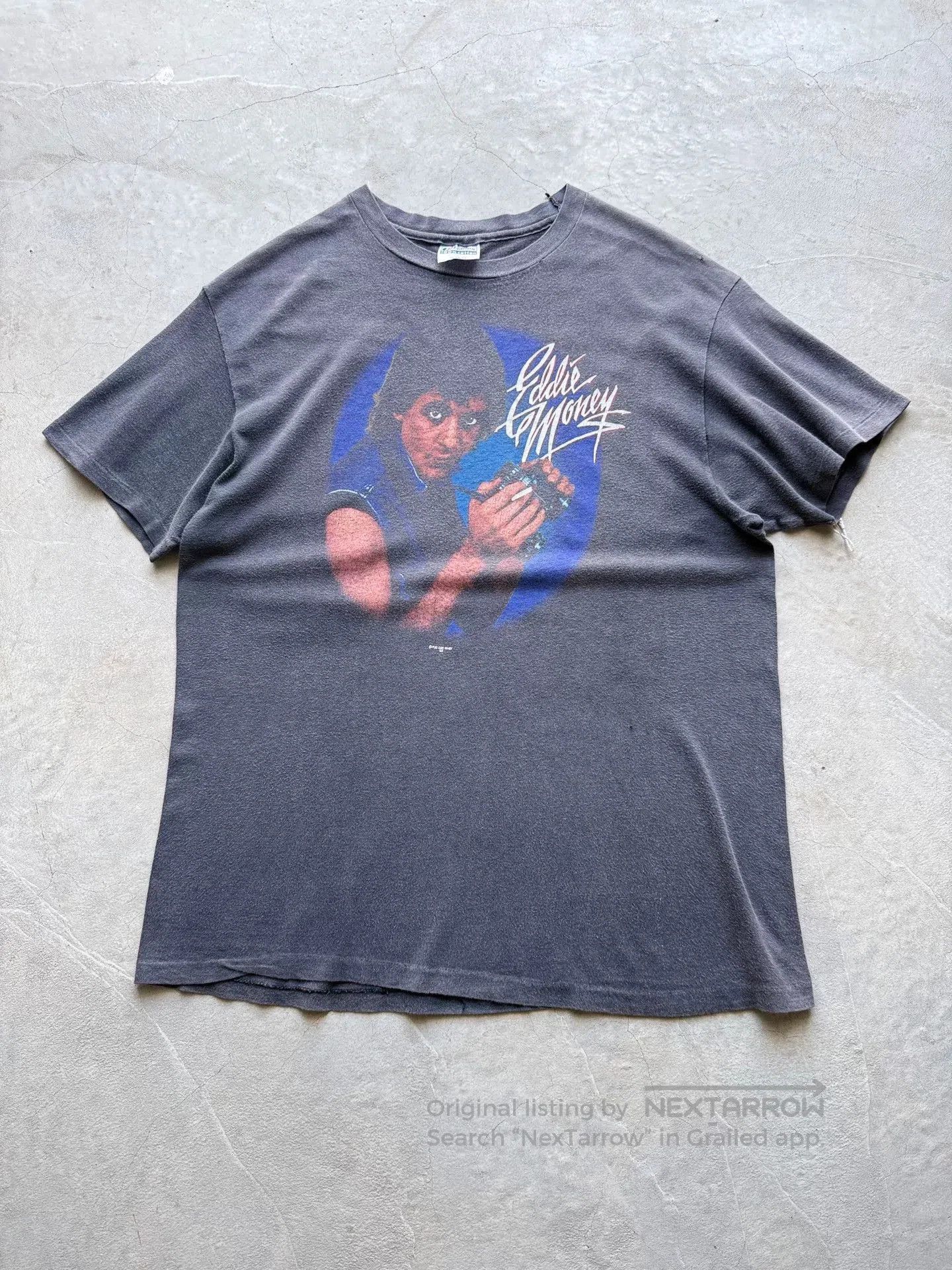 Vintage Vintage 80s Eddie Money Party Tour Tee. Size US XL / EU 56 / 4 - 1 Thumbnail