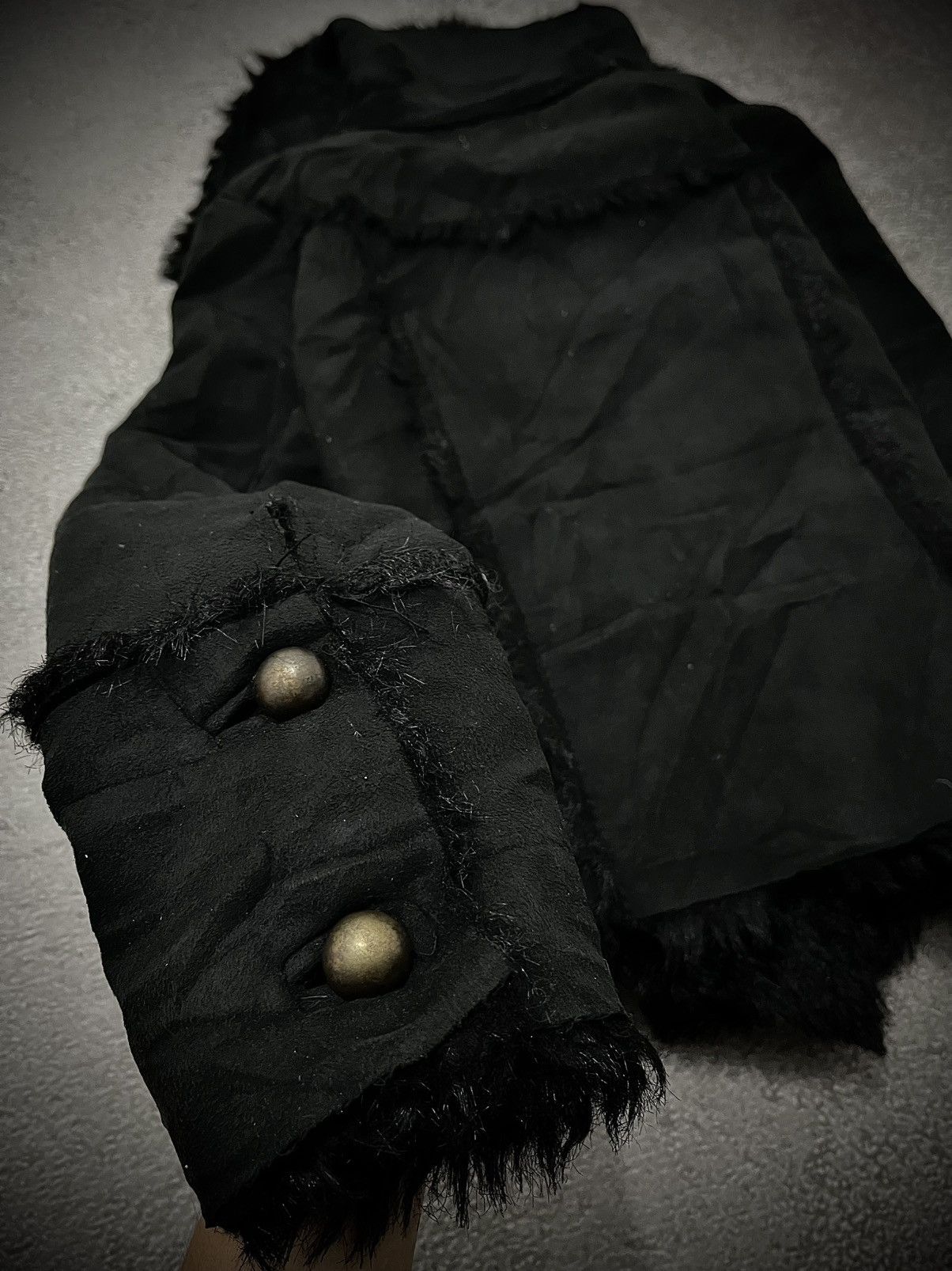 If Six Was Nine Rare SLY If Six Was Nine Asymmetric Style Suede GothicJacket Size US M / EU 48-50 / 2 - 8 Thumbnail