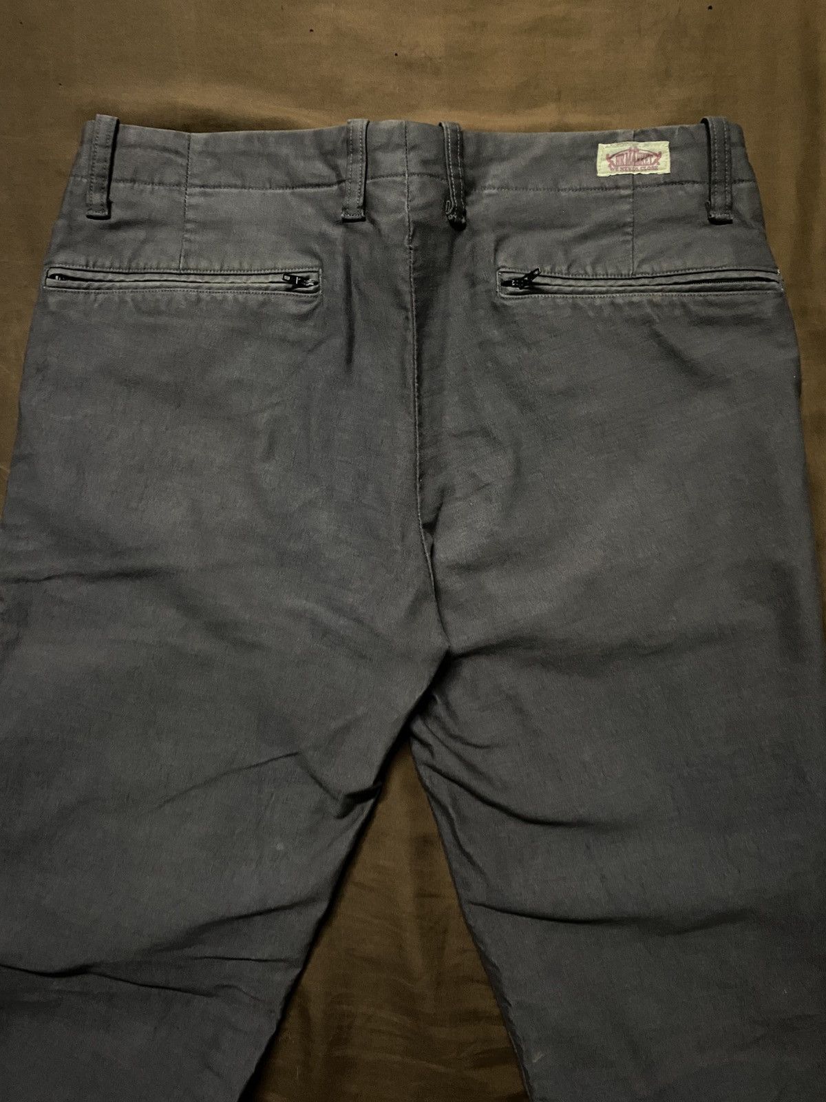 HOLLYWOOD RANCH MARKET HR Market Duck Canvas Grey Chinos Size US 32 / EU 48 - 3 Thumbnail