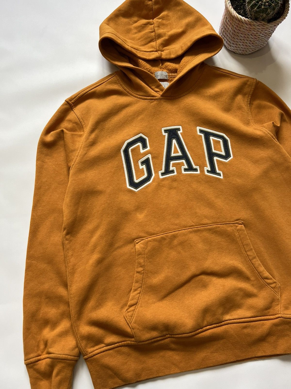 Gap Gap Vintage Hoodie Yellow Mens Basic Size US M / EU 48-50 / 2 - 3 Thumbnail