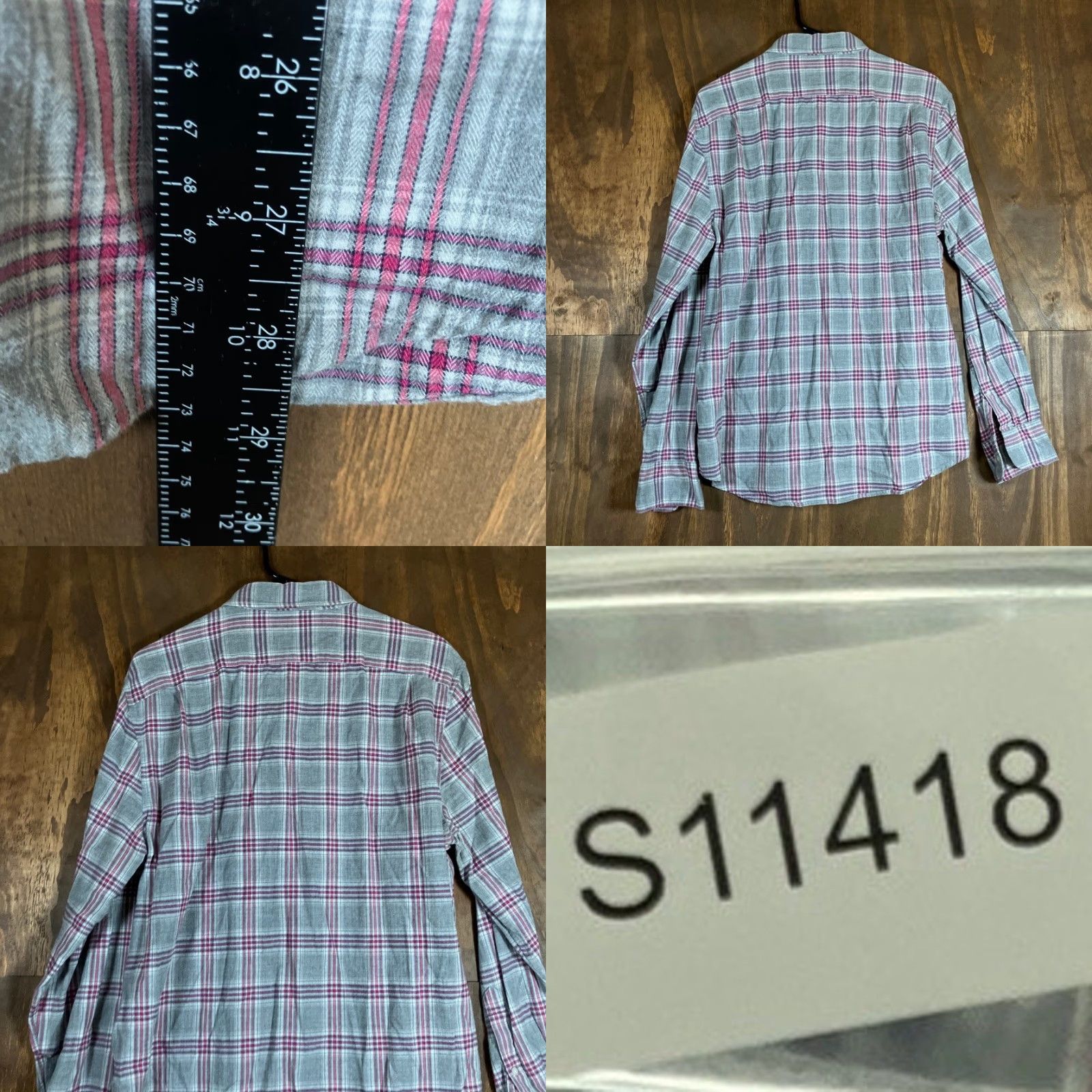 Bonobos Bonobos Shirt Mens Multicolored Plaid Standard Fit Button Down Stretch Large Size US L / EU 52-54 / 3 - 8 Thumbnail