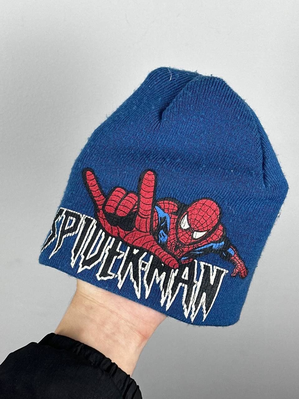 Japanese Brand Y2K Spider Man Hat Big Logo Blue Hype 00’s Size ONE SIZE - 3 Thumbnail