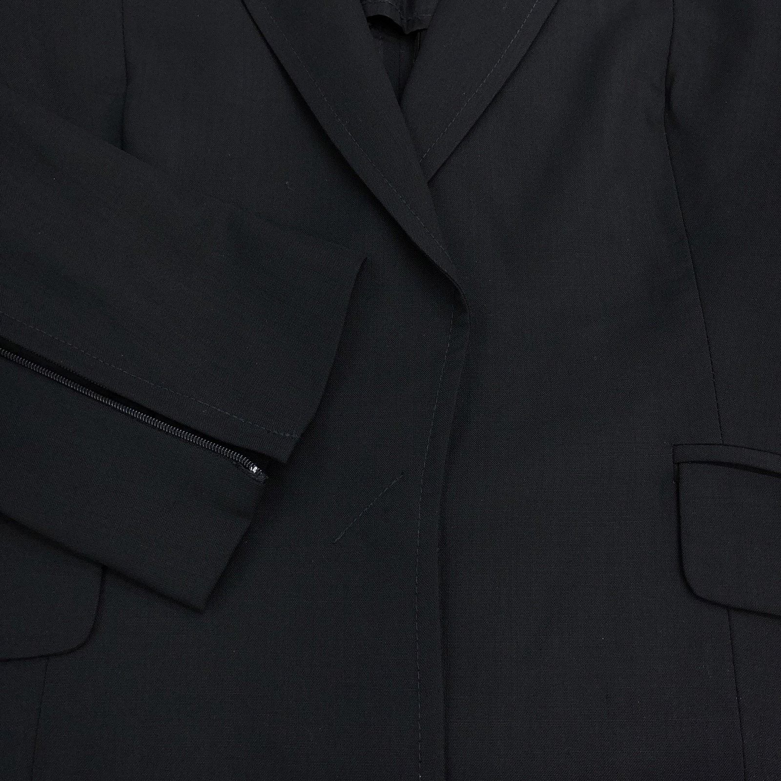 Costume National Costume National Blazer 40 Black Wool Tailored Italy Jacket Size S / US 4 / IT 40 - 20 Thumbnail