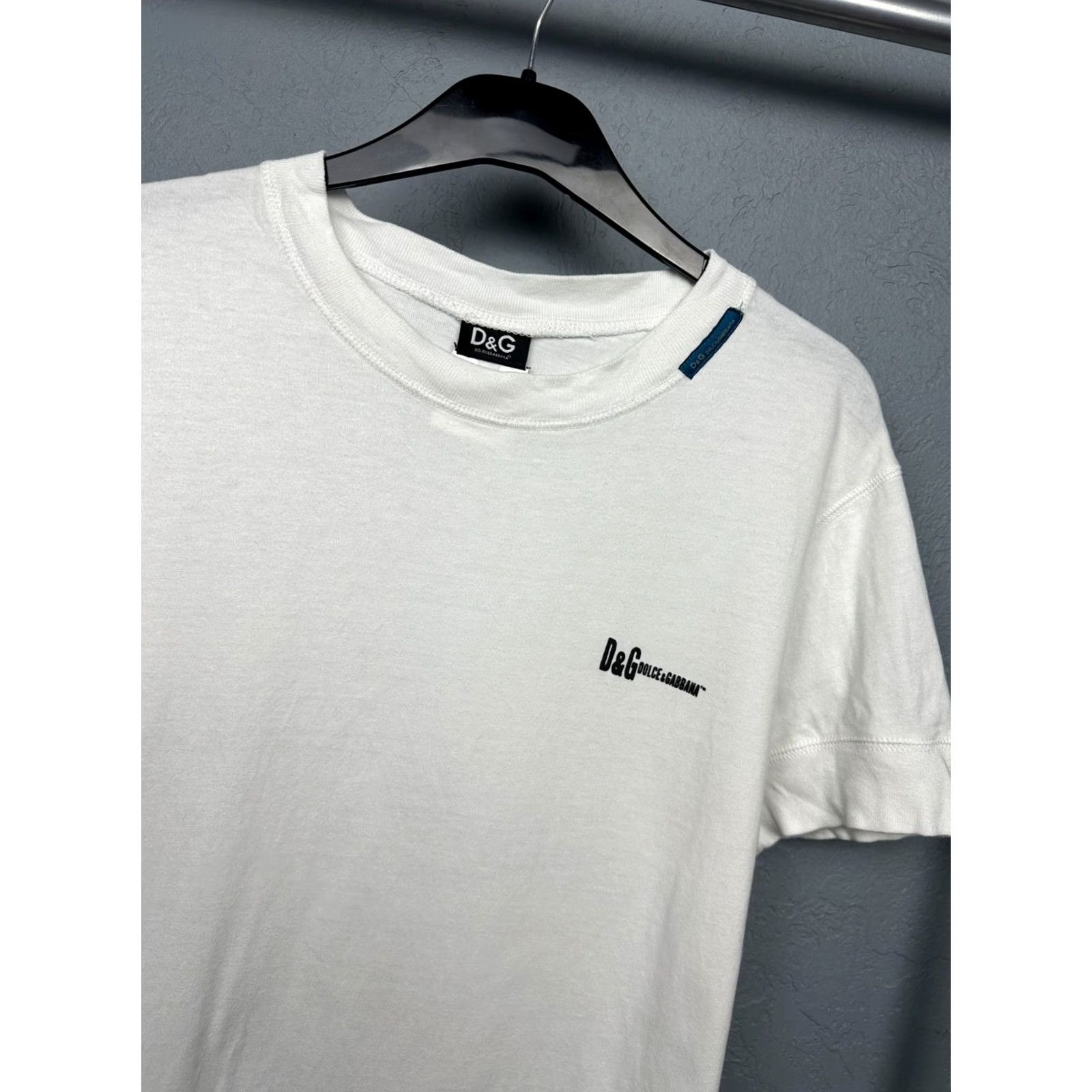 Dolce & Gabbana VINTAGE Dolce & Gabbana Mens T-Shirt Size L White Size US L / EU 52-54 / 3 - 2 Thumbnail