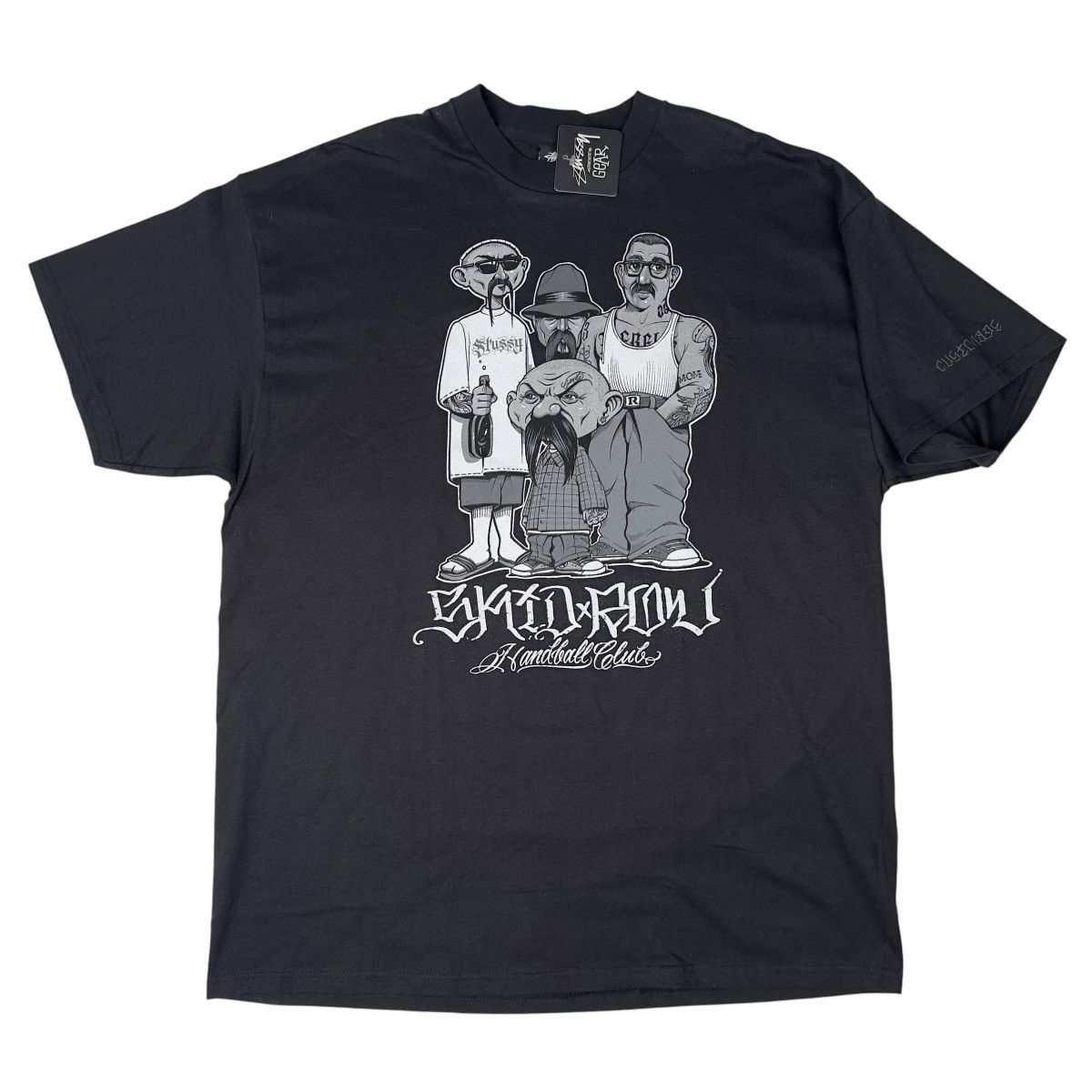 Stussy Mister Cartoon x Stussy Skid Row Tattoo Handball Club Tee Size US XL / EU 56 / 4 - 1 Thumbnail