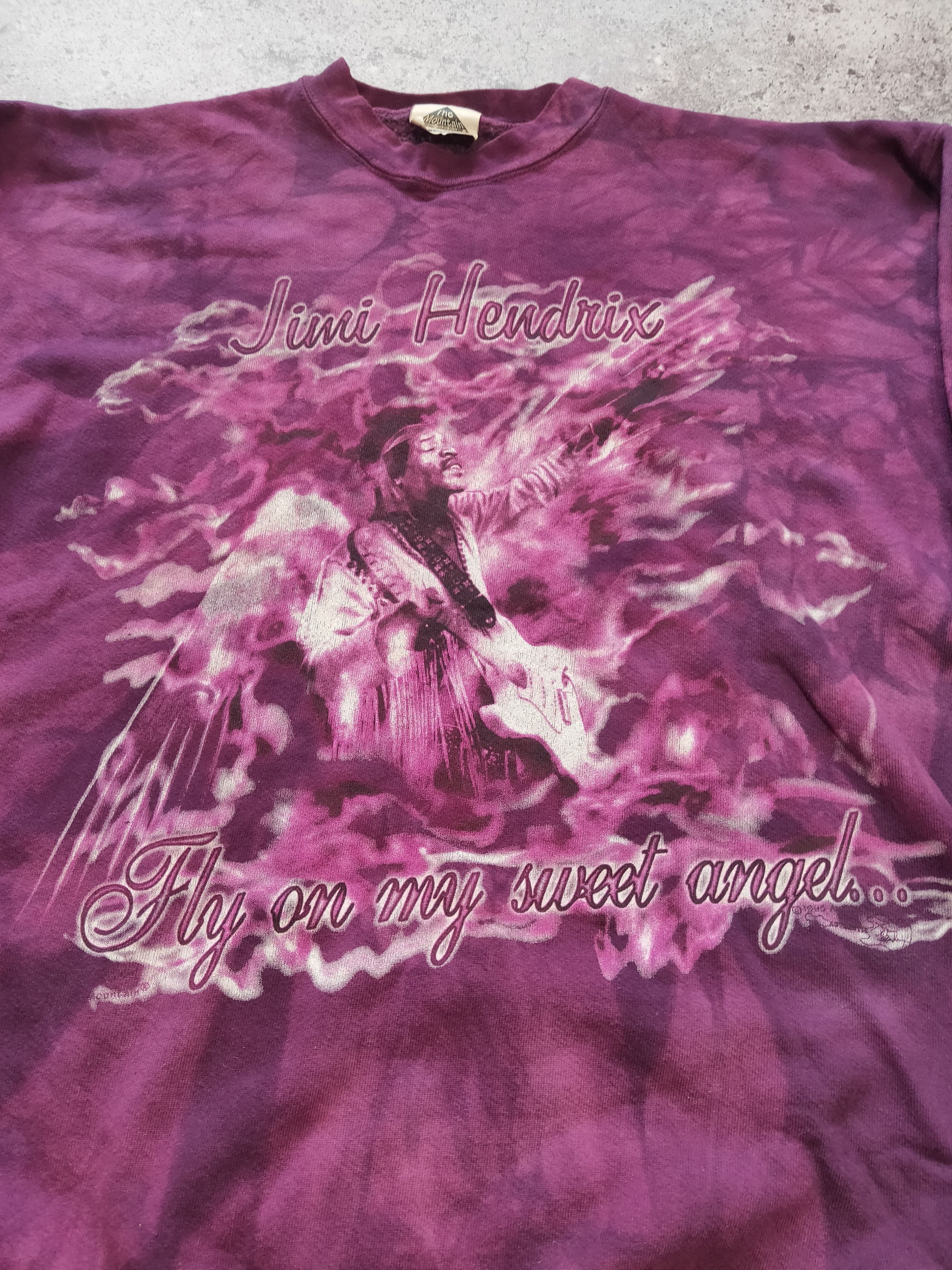 Band Tees × Jimi Hendrix × Vintage 1995 Vintage Jimi Hendrix Sweatshirt Crewneck Size US L / EU 52-54 / 3 - 3 Thumbnail
