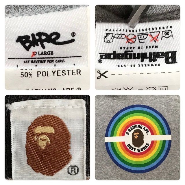 Bape × Nigo 🔥Reversible🔥 BAPE LOGO Pullover hoodie a bathing ape NIGO Size US L / EU 52-54 / 3 - 8 Thumbnail