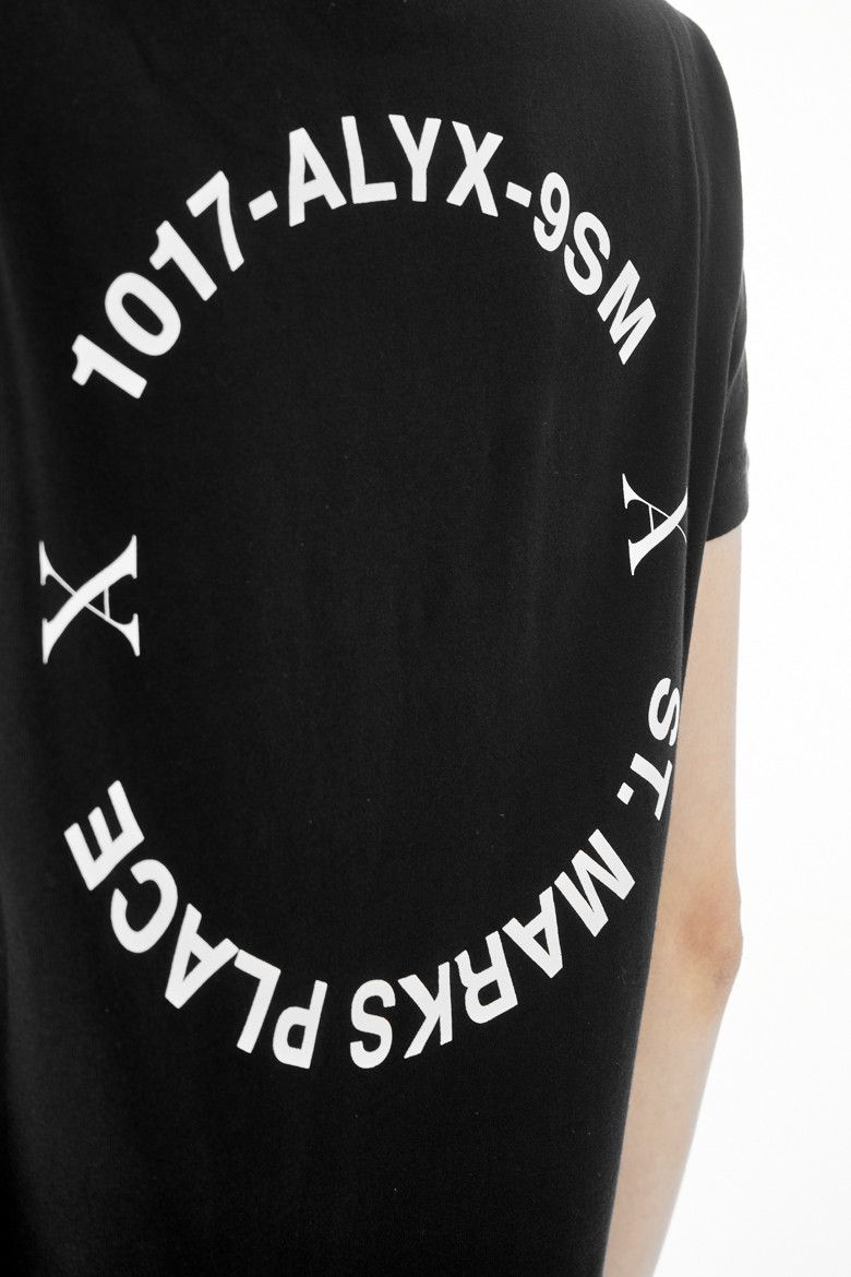 1017 ALYX 9SM o1mle0325 Address Logo T-Shirt in Black Size M / US 6-8 / IT 42-44 - 7 Thumbnail