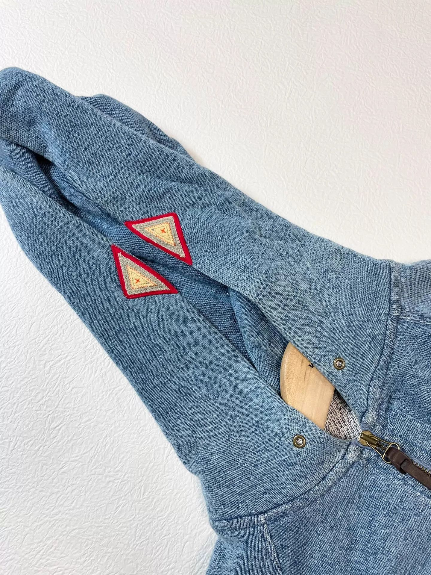 Visvim VISVIM INDIGO HOODIE F.Z Riri Zip Handpatch 95 New Size US S / EU 44-46 / 1 - 6 Thumbnail