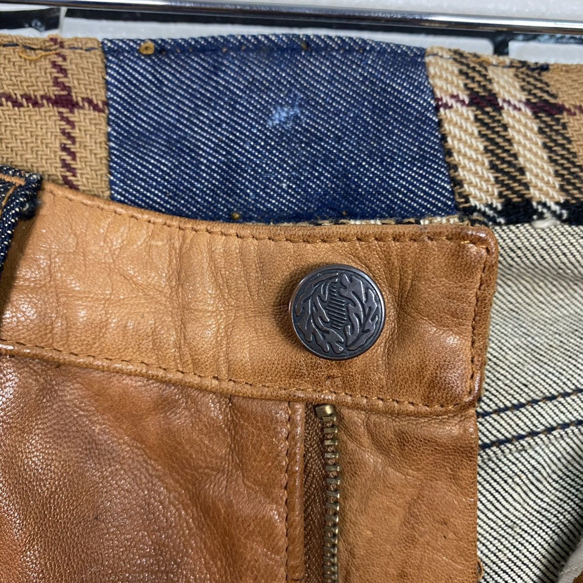 Dolce & Gabbana 🔥VINTAGE LEATHER & DENIM DOLCE GABBANA Size 28" / US 6 / IT 42 - 19 Thumbnail