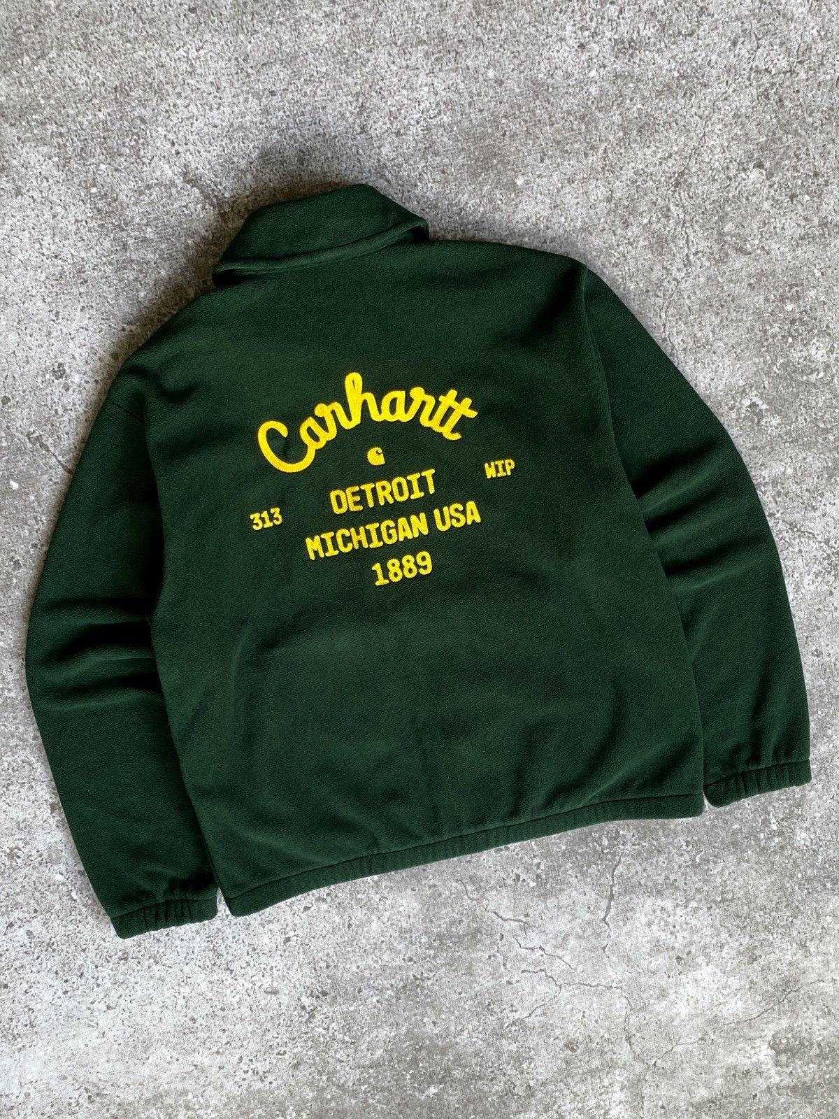 Carhartt Wip Carhartt WIP Dennis Fleece Jacket Green Size US L / EU 52-54 / 3 - 4 Thumbnail