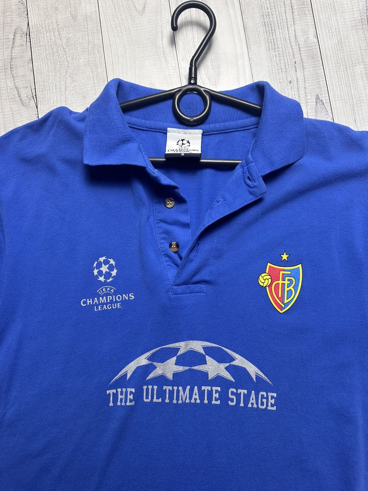 Vintage Vintage Basel soccer polo size S Champions League rare Size US S / EU 44-46 / 1 - 3 Thumbnail