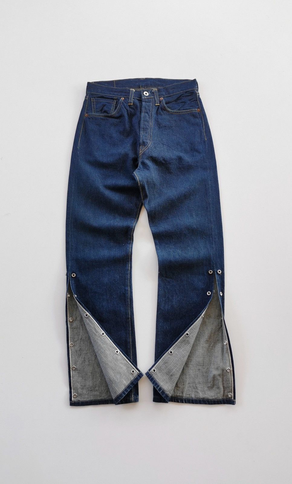 LVC × Levi's × Levi's Vintage Clothing Levis S501XX Selvedge Denim Jeans Rare Design Size US 29 - 1 Thumbnail