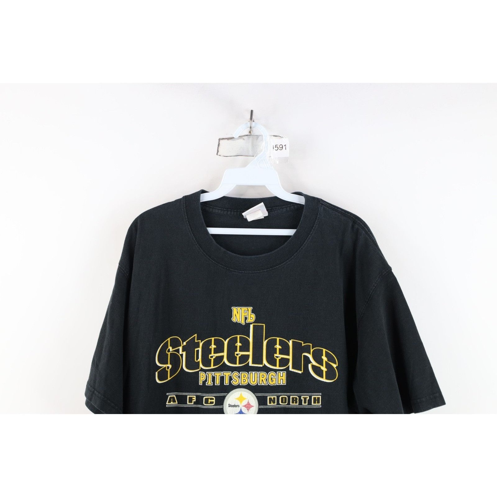 Vintage Vintage 90s Y2K Pittsburgh Steelers Football T-Shirt Size US L / EU 52-54 / 3 - 2 Thumbnail