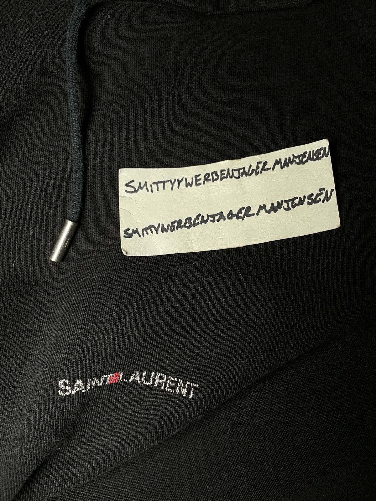 Saint Laurent Paris Saint Laurent Logo Hoodie Size US M / EU 48-50 / 2 - 16 Thumbnail