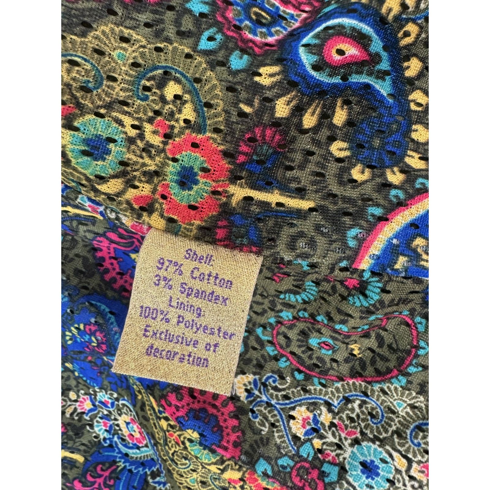 Vera Wang Grunge Princess Vera Wang Jacket Green Lace Paisley Small Size S / US 4 / IT 40 - 2 Thumbnail