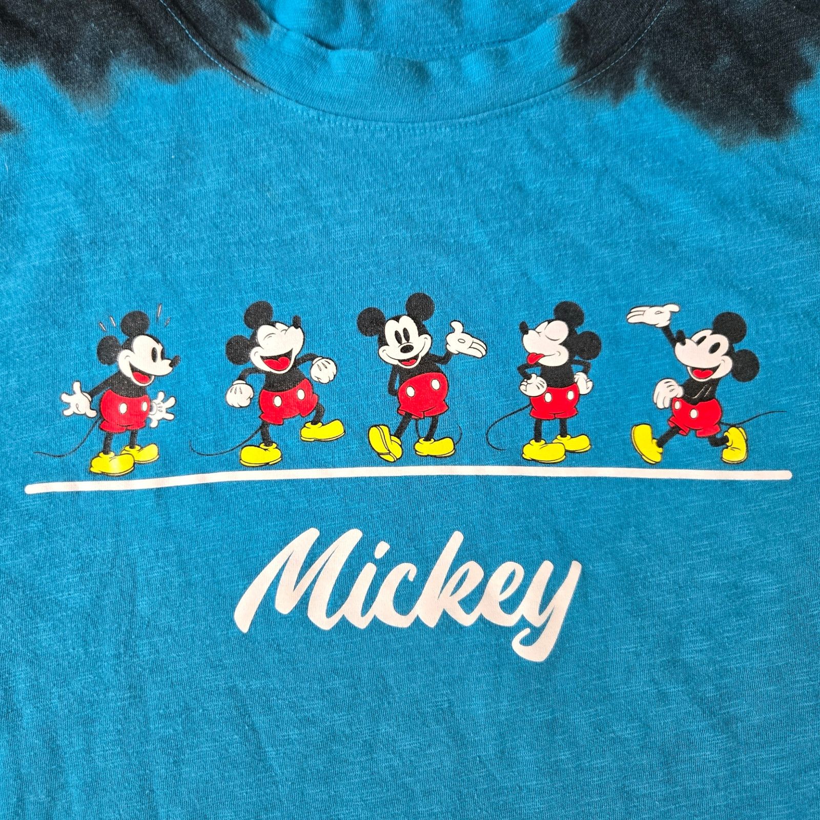 Disney Disney Retro Mickey Mouse Blue Black Tie Dye Top Size Medium Size M / US 6-8 / IT 42-44 - 3 Thumbnail