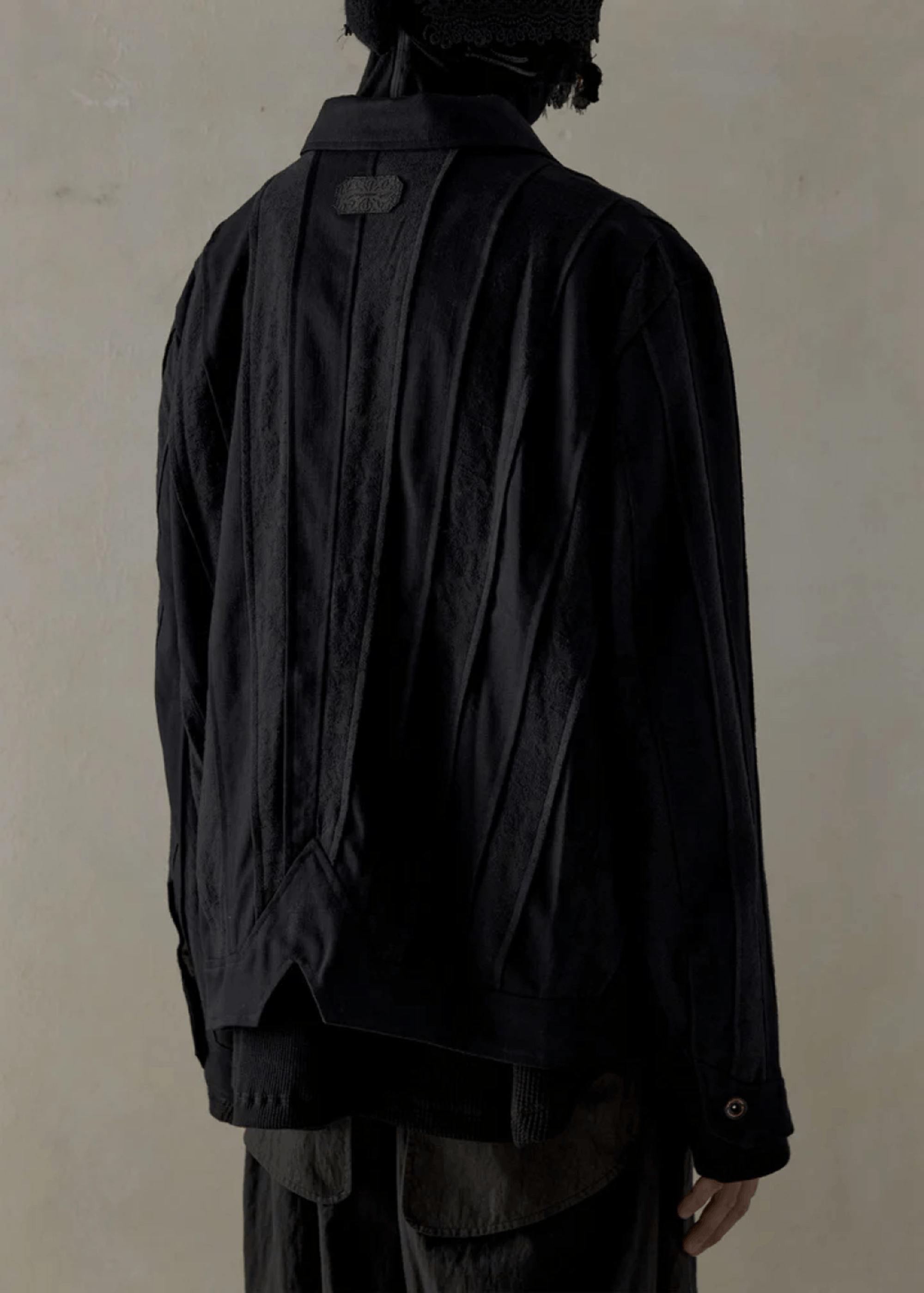 Professor.E Professor.E 23FW - Infiniti Pleats Coach JKT - Black Size US M / EU 48-50 / 2 - 8 Thumbnail