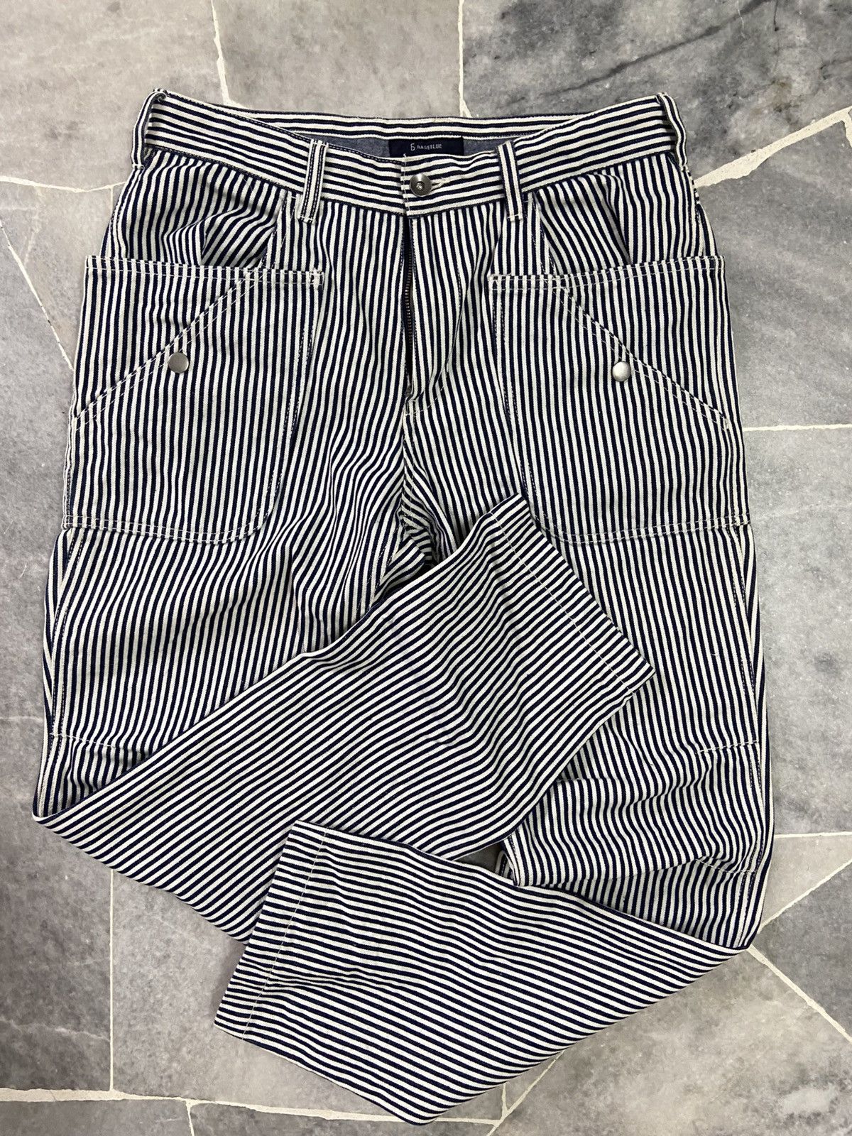 Japanese Brand × RAGEBLUE Cargo Jeans Striped Rageblue Japan Size US 32 / EU 48 - 5 Thumbnail