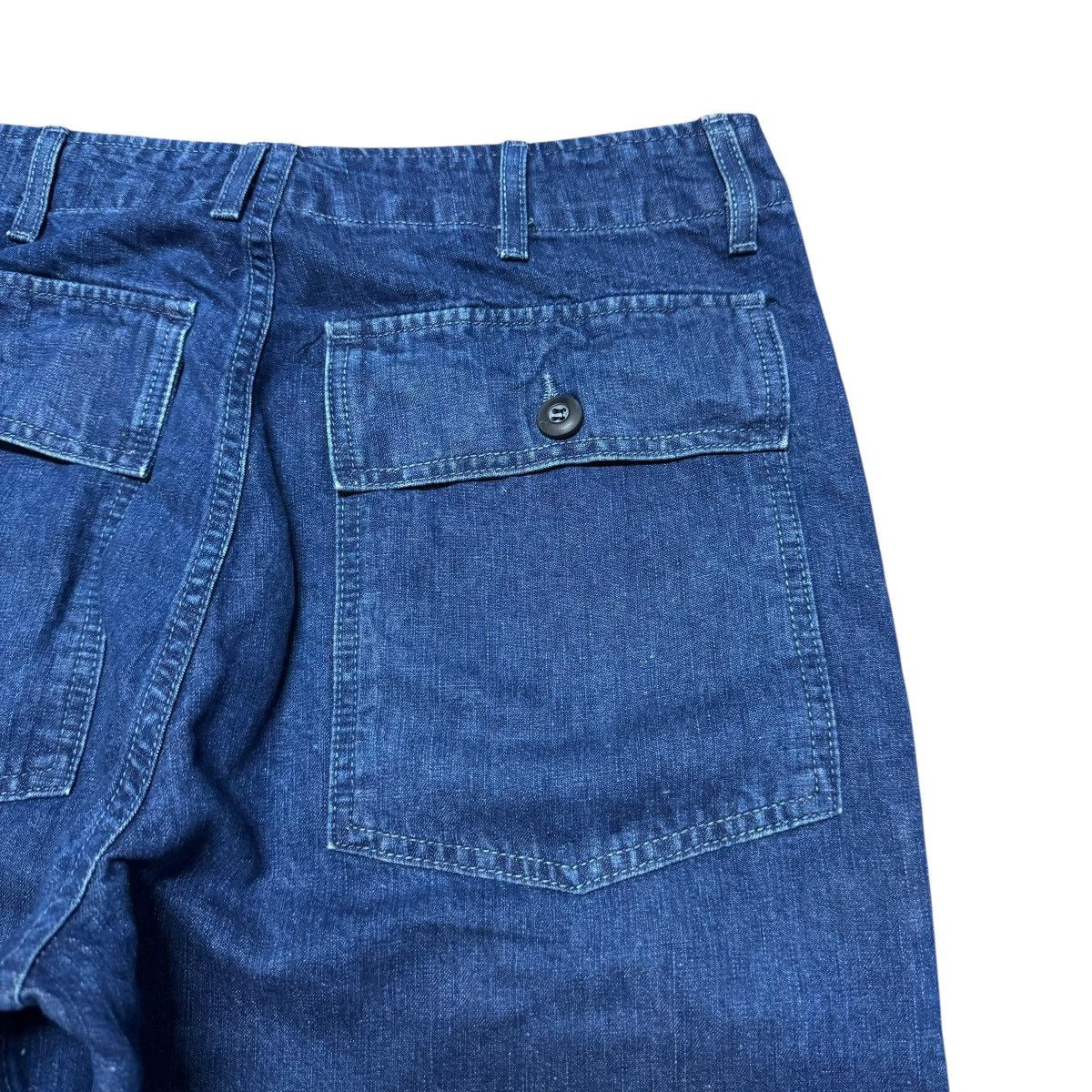 Imogene + Willie Imogene + Willie Denim Fatigue Pants Size US 34 / EU 50 - 11 Thumbnail