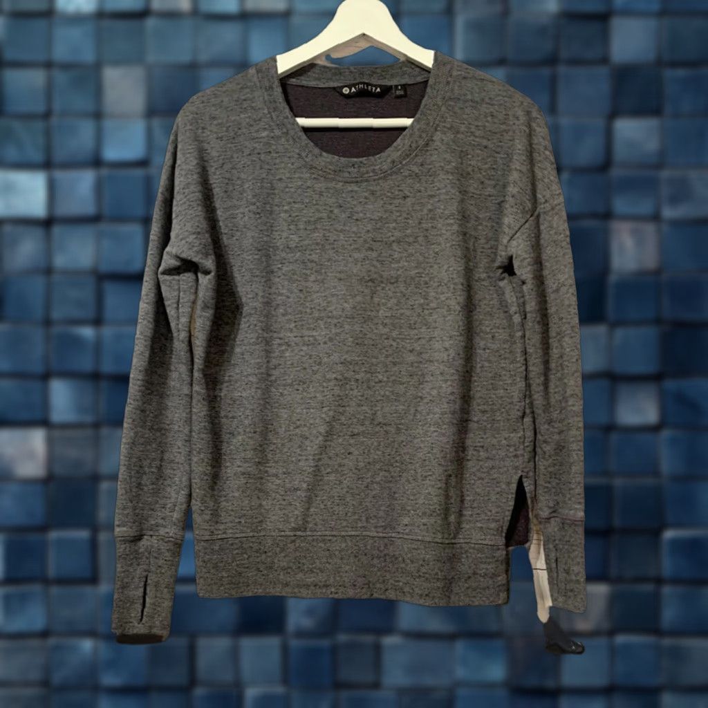 Athleta Womens Athleta Sweater Shirt Pullover Long Sleeve Boat Neck Multicolor Solid Size S Size S / US 4 / IT 40 - 1 Thumbnail