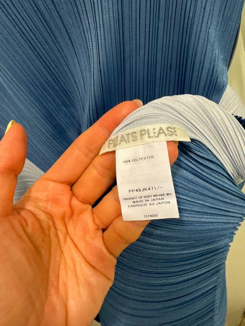 Issey Miyake Issey Miyake size:one size Blue vest Size XS / US 0-2 / IT 36-38 - 5 Thumbnail