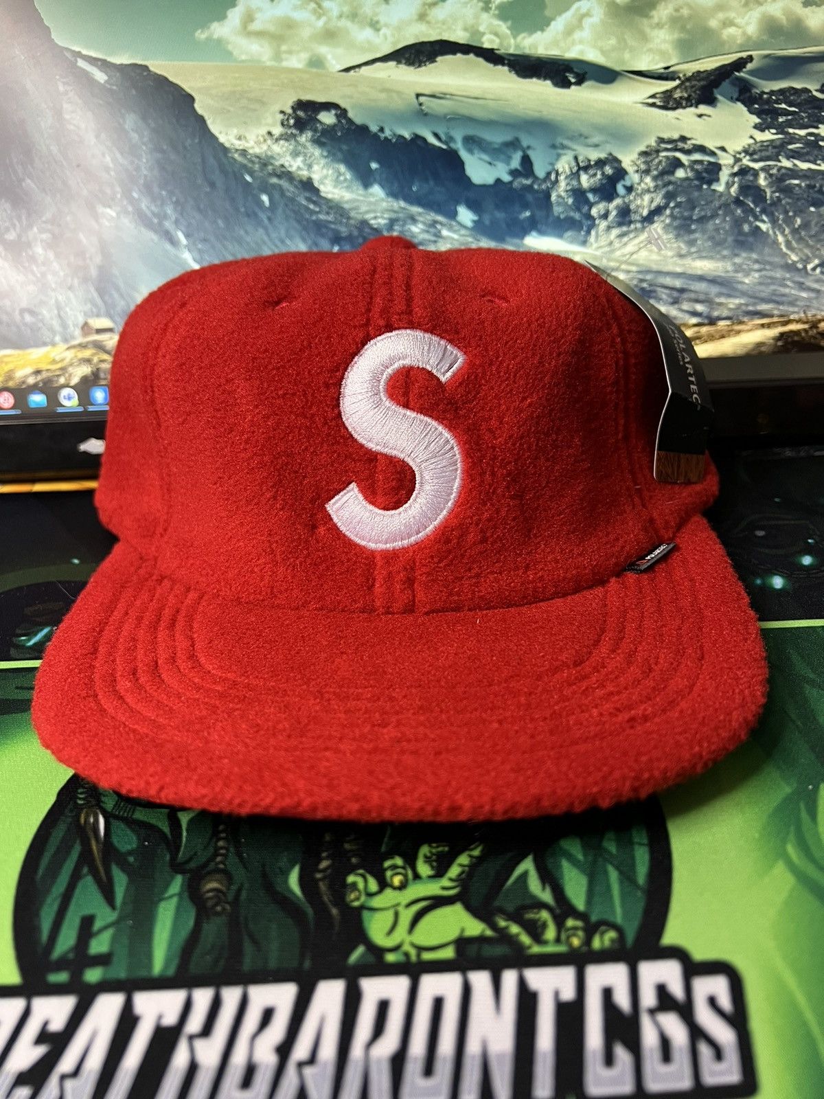 Supreme Polartec S Logo 6-Panel Cap Buy Supreme Polartec S Logo 6