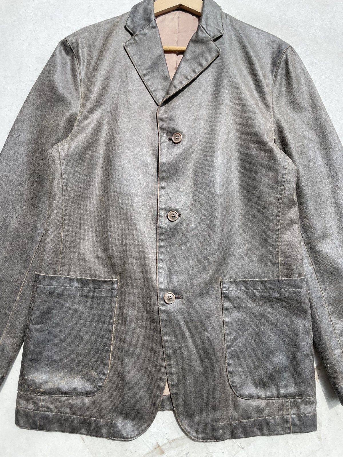 Japanese Brand 🔥Accept Binding🔥 Men's Melrose Leather Blazer Jacket Japan Size US S / EU 44-46 / 1 - 4 Thumbnail